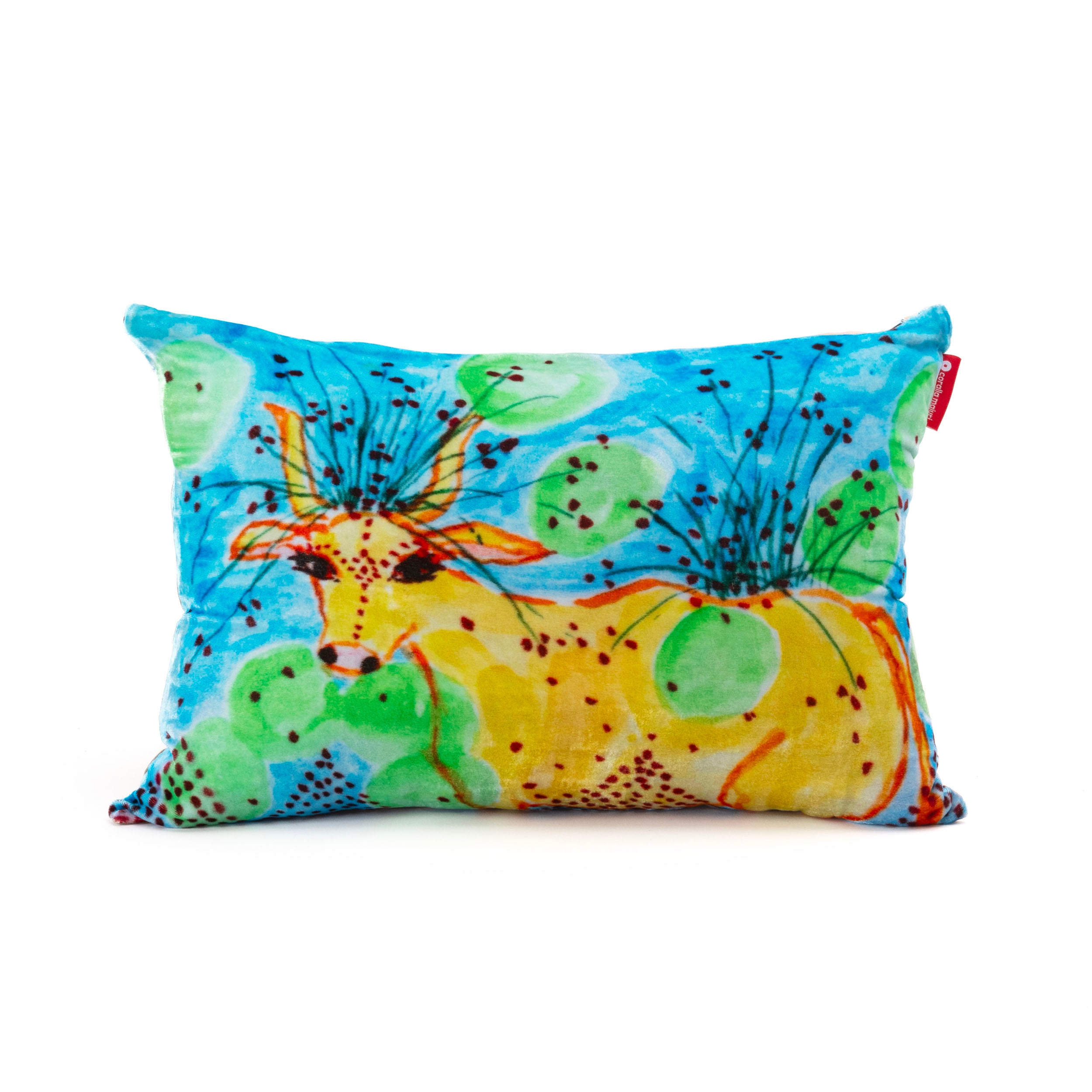 Yellow Cow Cushion