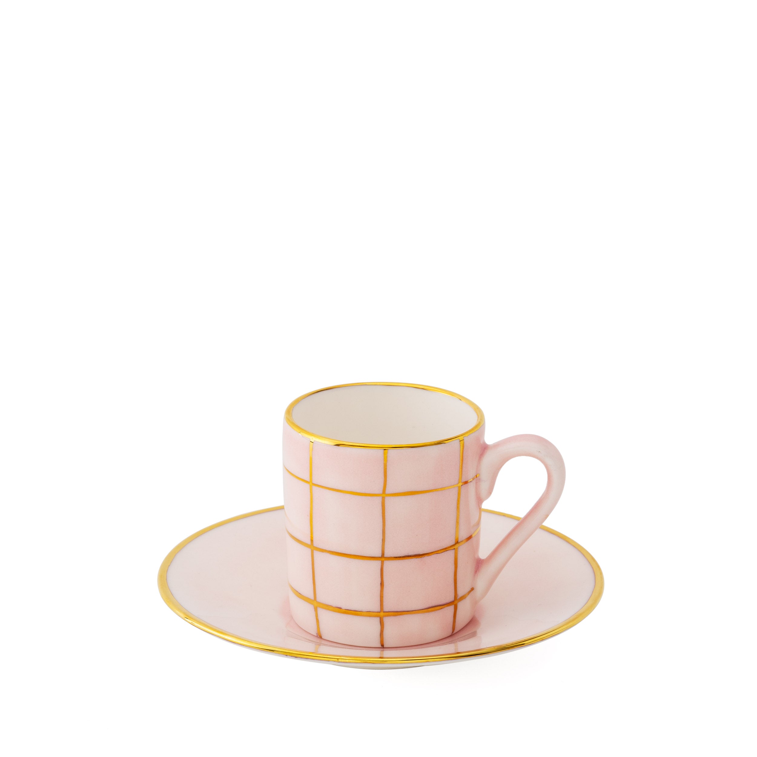 Alpine Pink Coffee Cup & Saucer