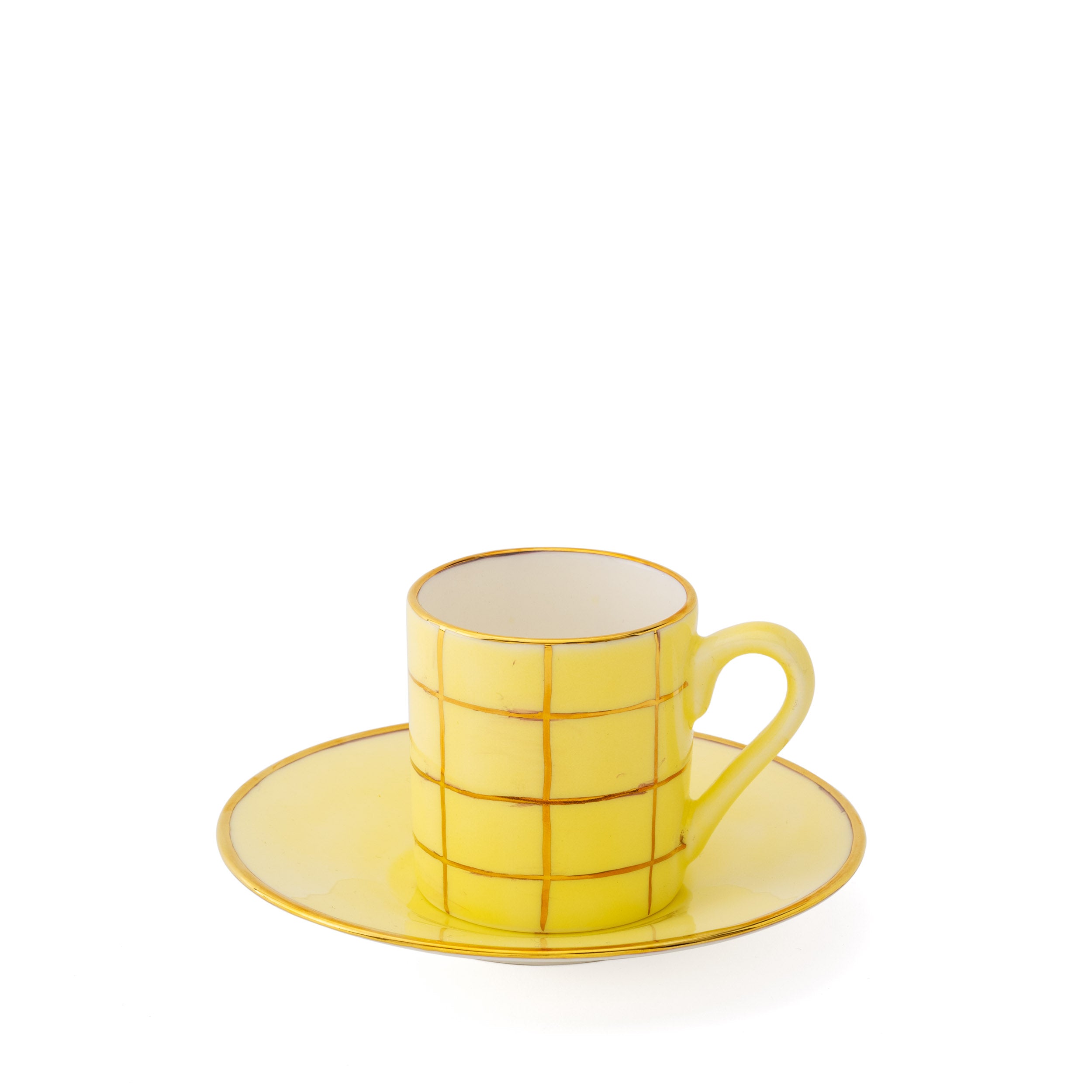Alpine Yellow Coffee Cup & Saucer