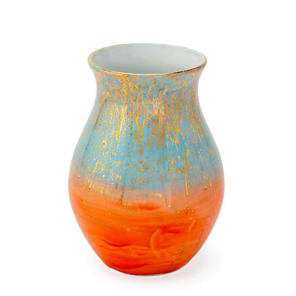 Golden Ash Fire Vase