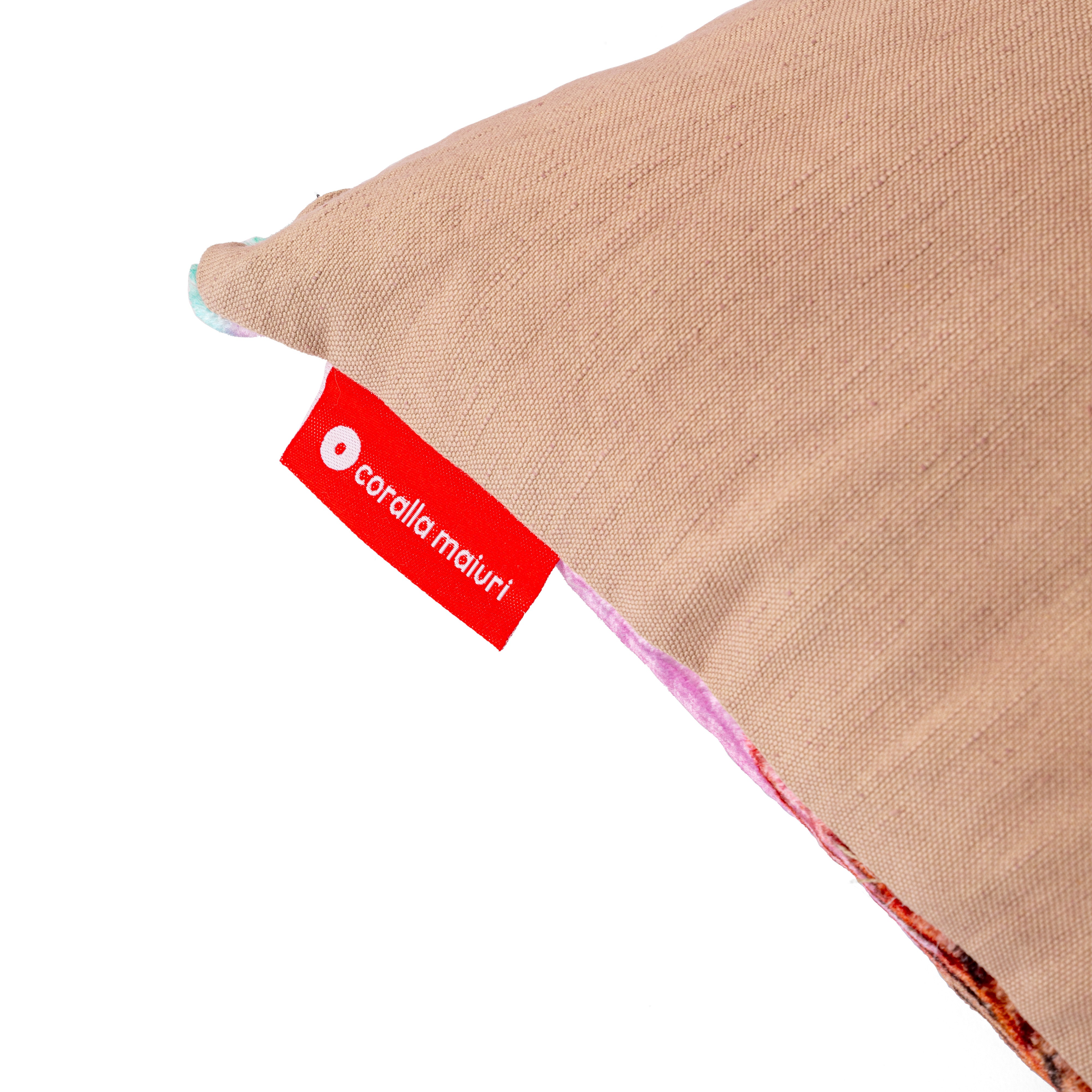 Purple & Blue Cow Cushion