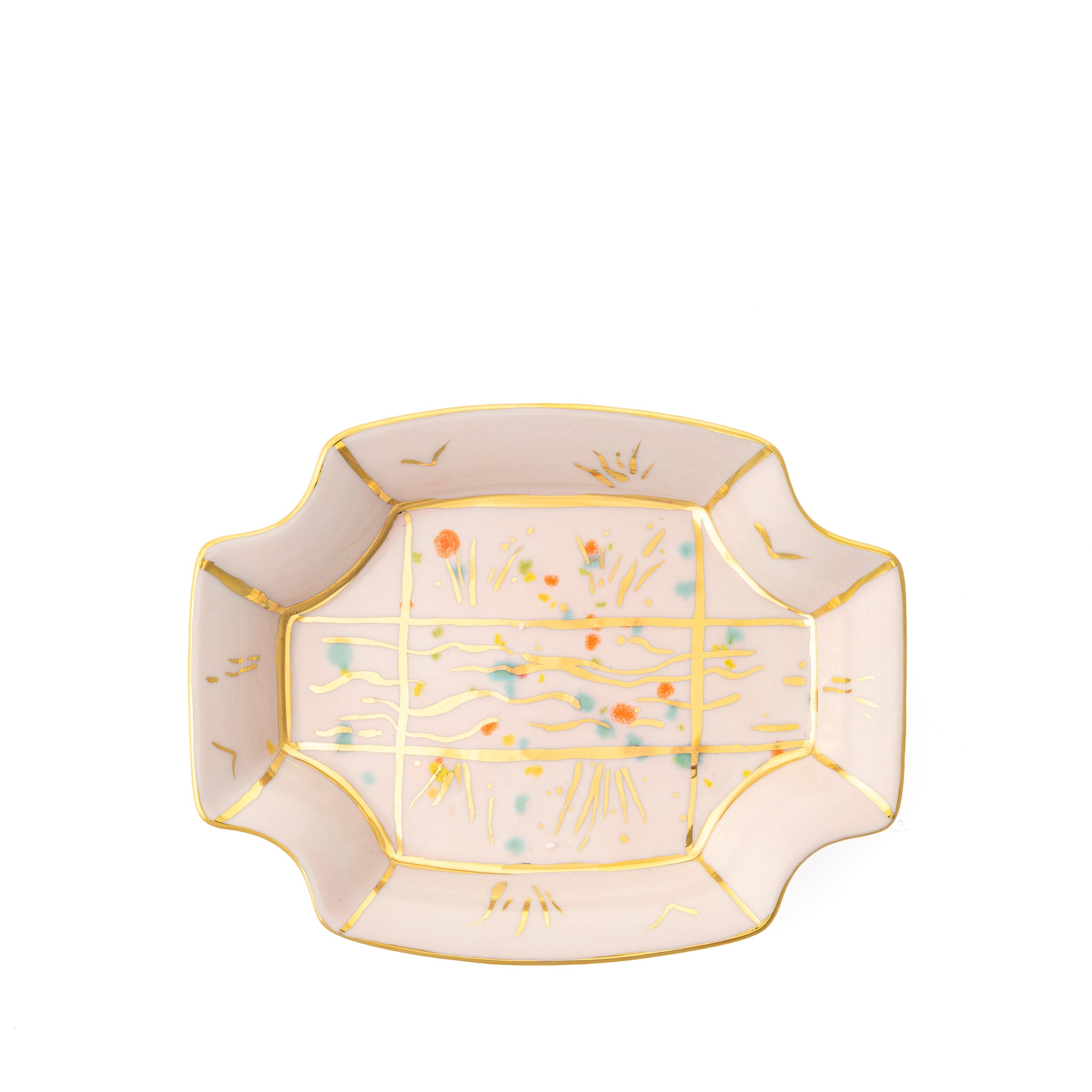 Pink Small Contoured Tray