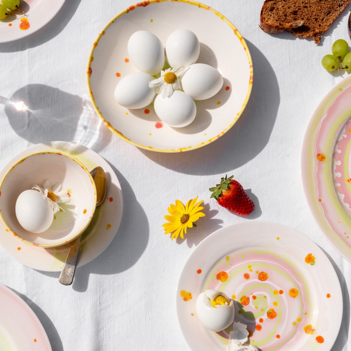 Spring Soup Coupe Plate