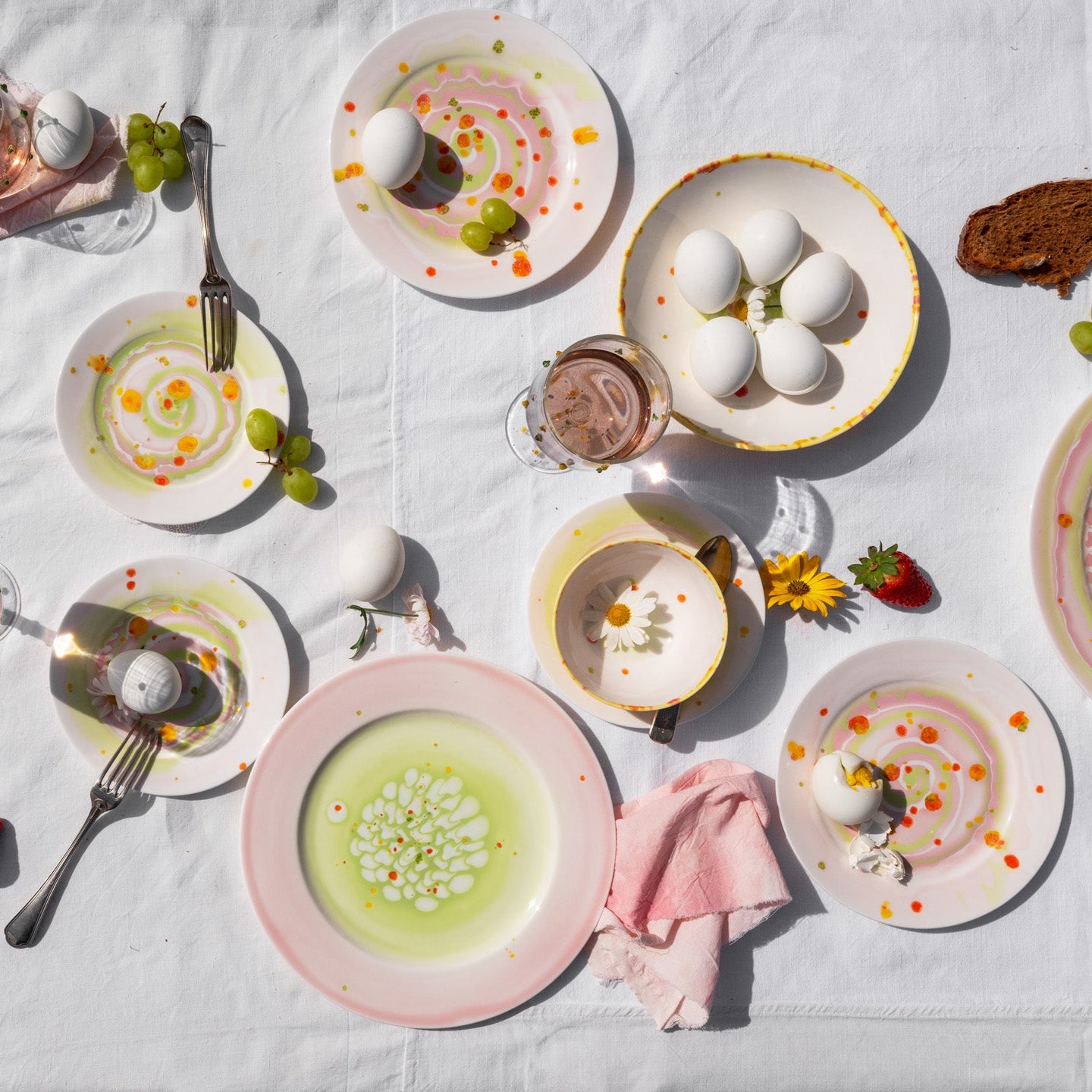 Spring Dinner Rim Plate
