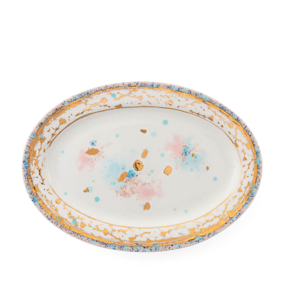 Dafne Oval Rim Platter