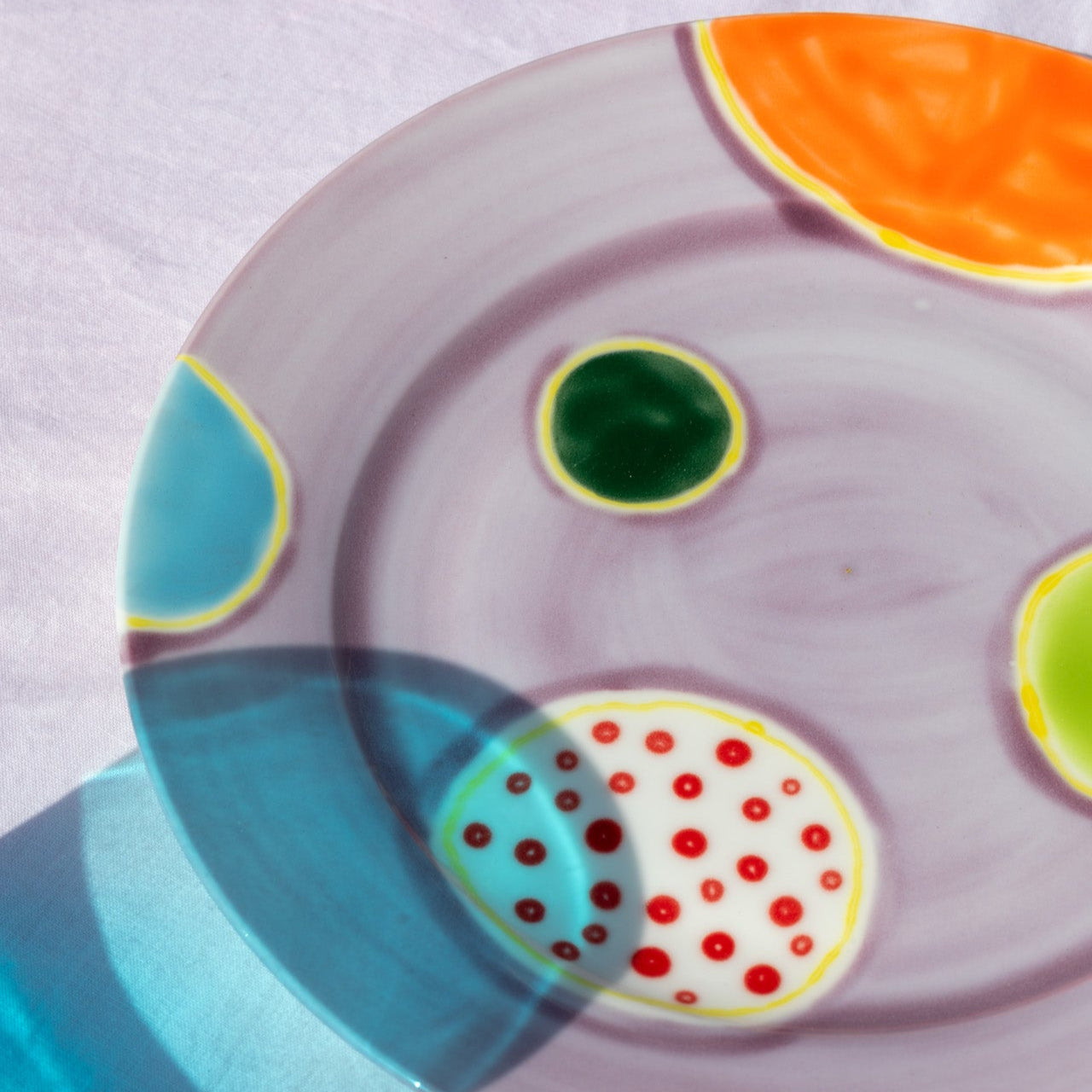 Plum Dessert Rim Plate
