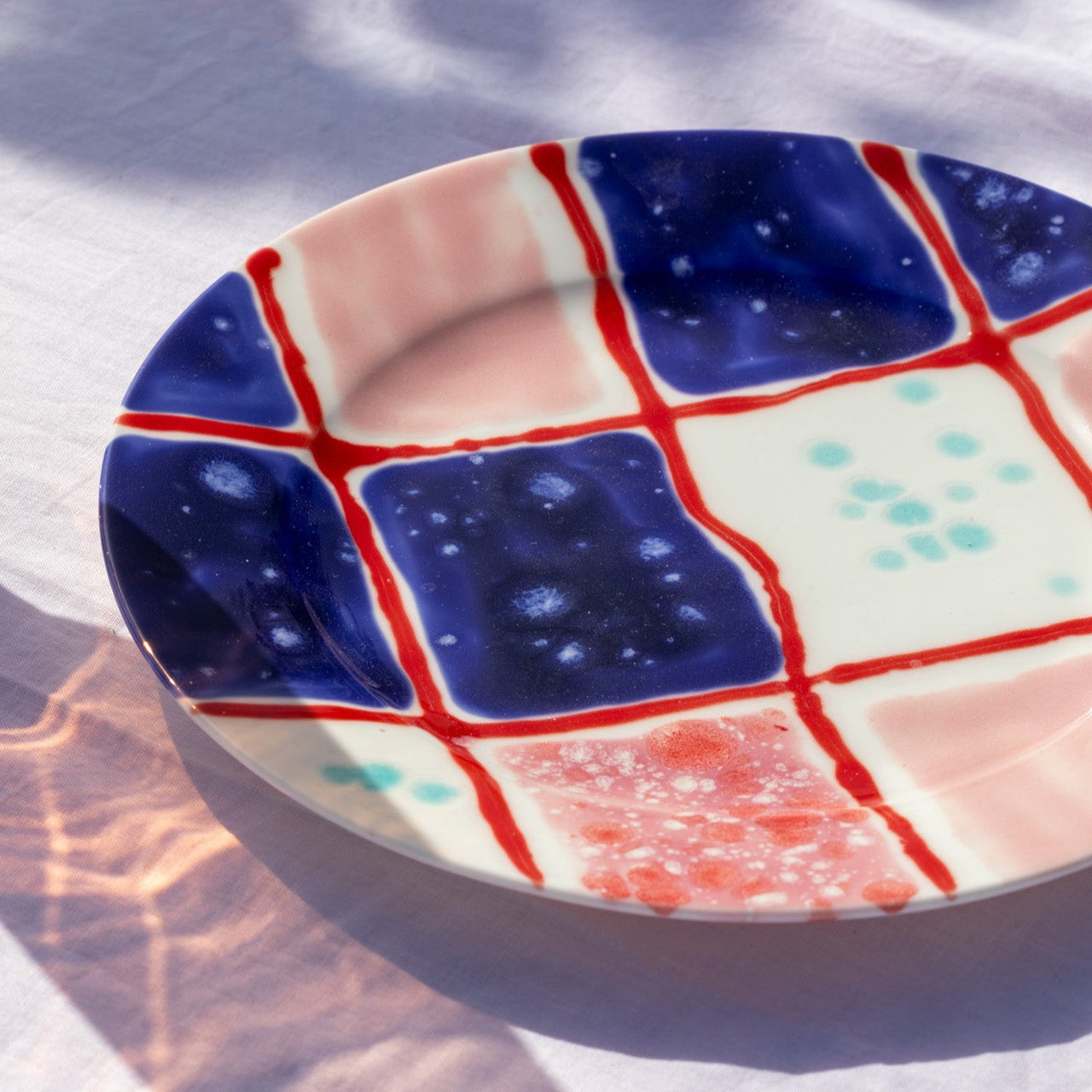 Tartan Dinner Rim Plate