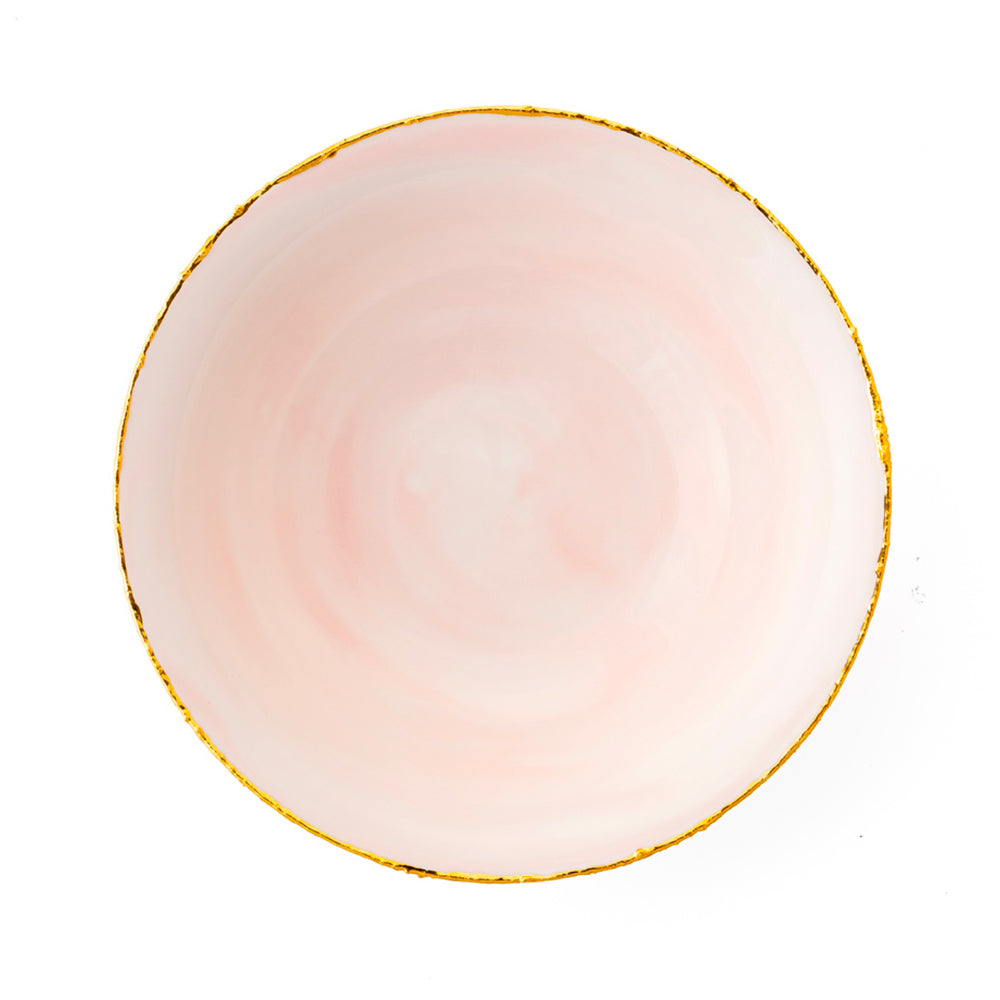 Golden Ash Pink Salad Bowl