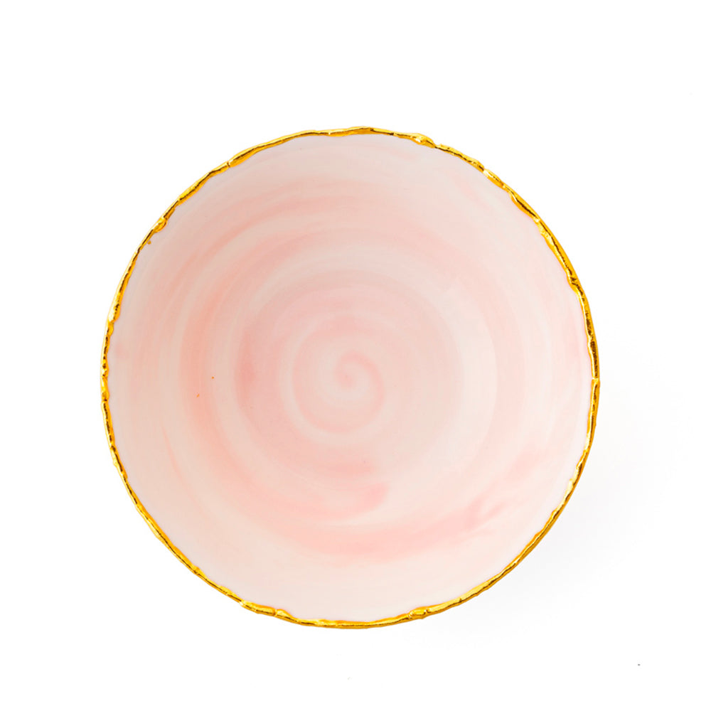 Golden Ash Pink Salad Bowl