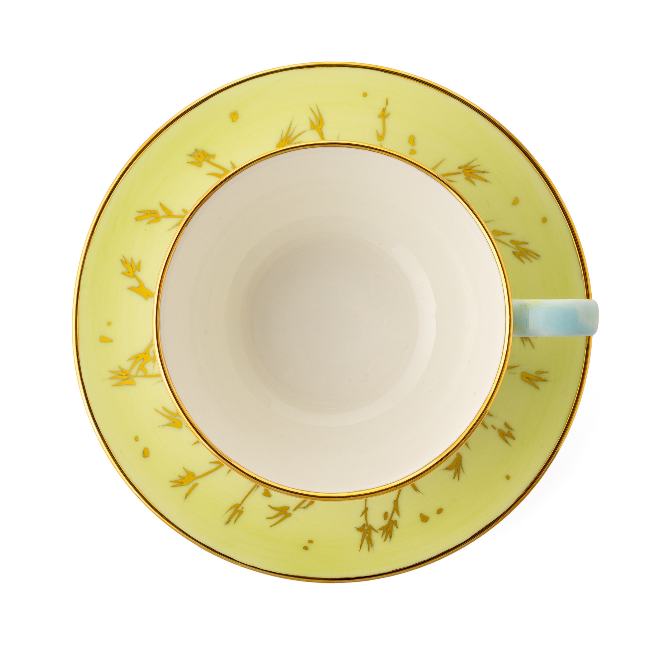 Grain Green Cappuccino Cup & Saucer