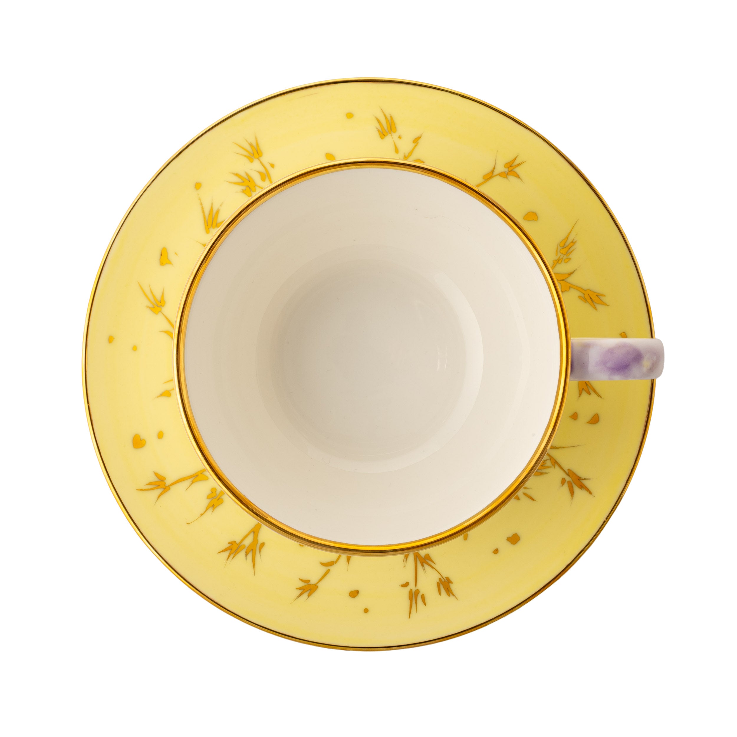 Grain Yellow Cappuccino Cup & Saucer