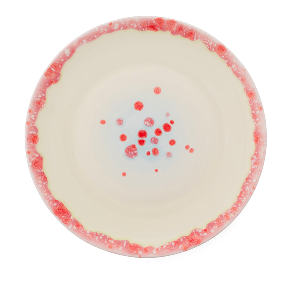 Murrine Green Dinner Coupe Plate