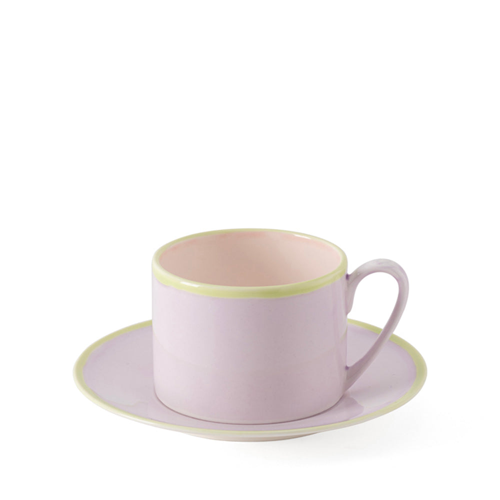 Murrine Lilac Teacup Cup & Saucer