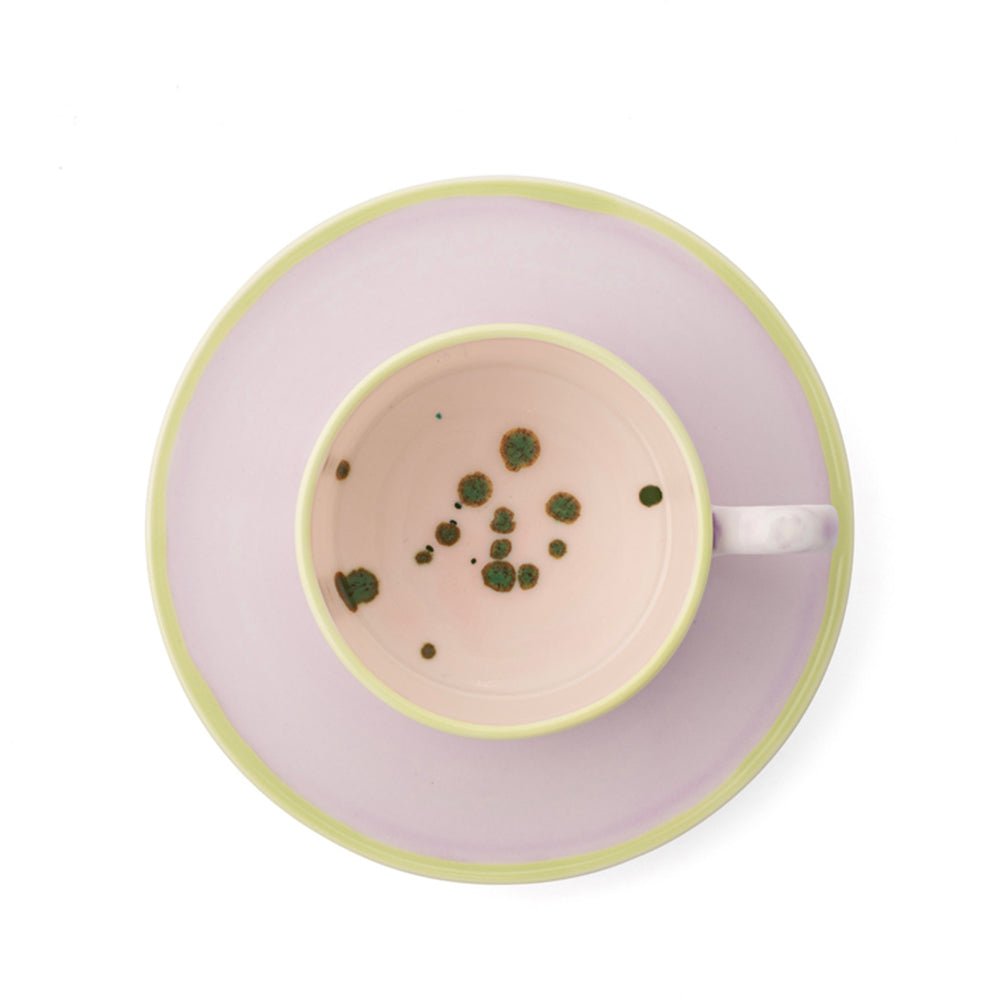 Murrine Lilac Teacup Cup & Saucer