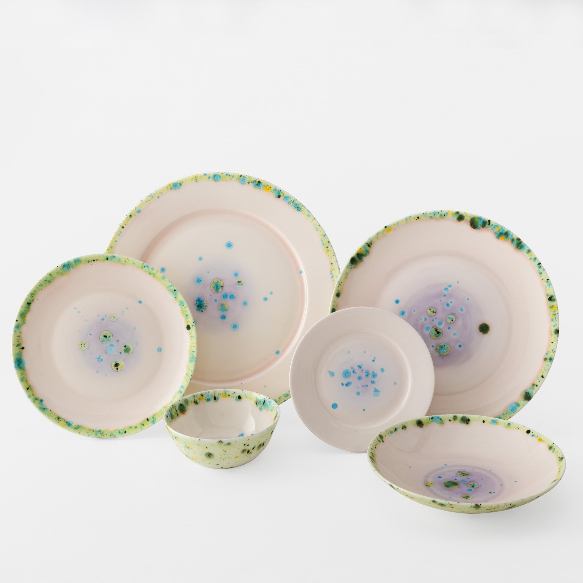 Murrine Lilac Dinner Set