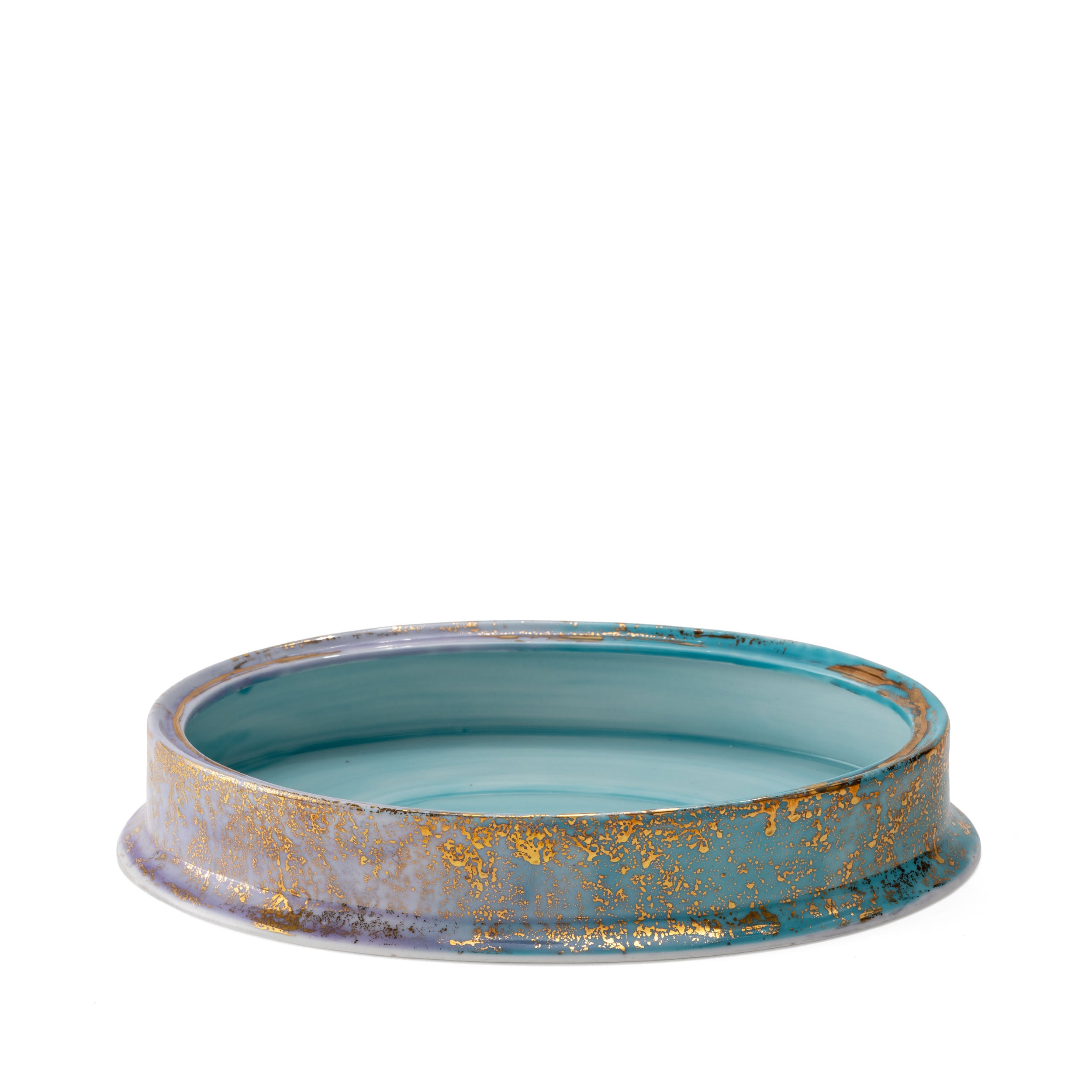 Purple Blue Oval Box