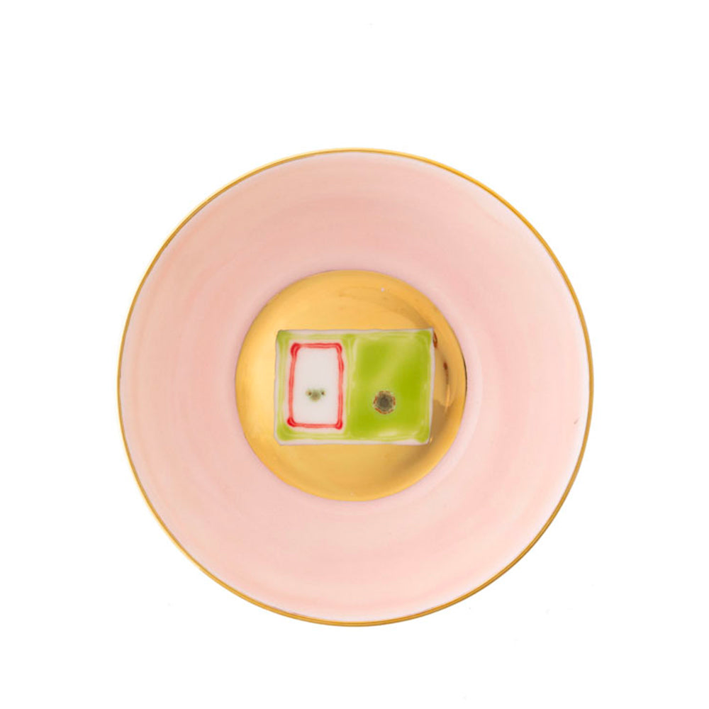 Pink Gold Fruit Bowl