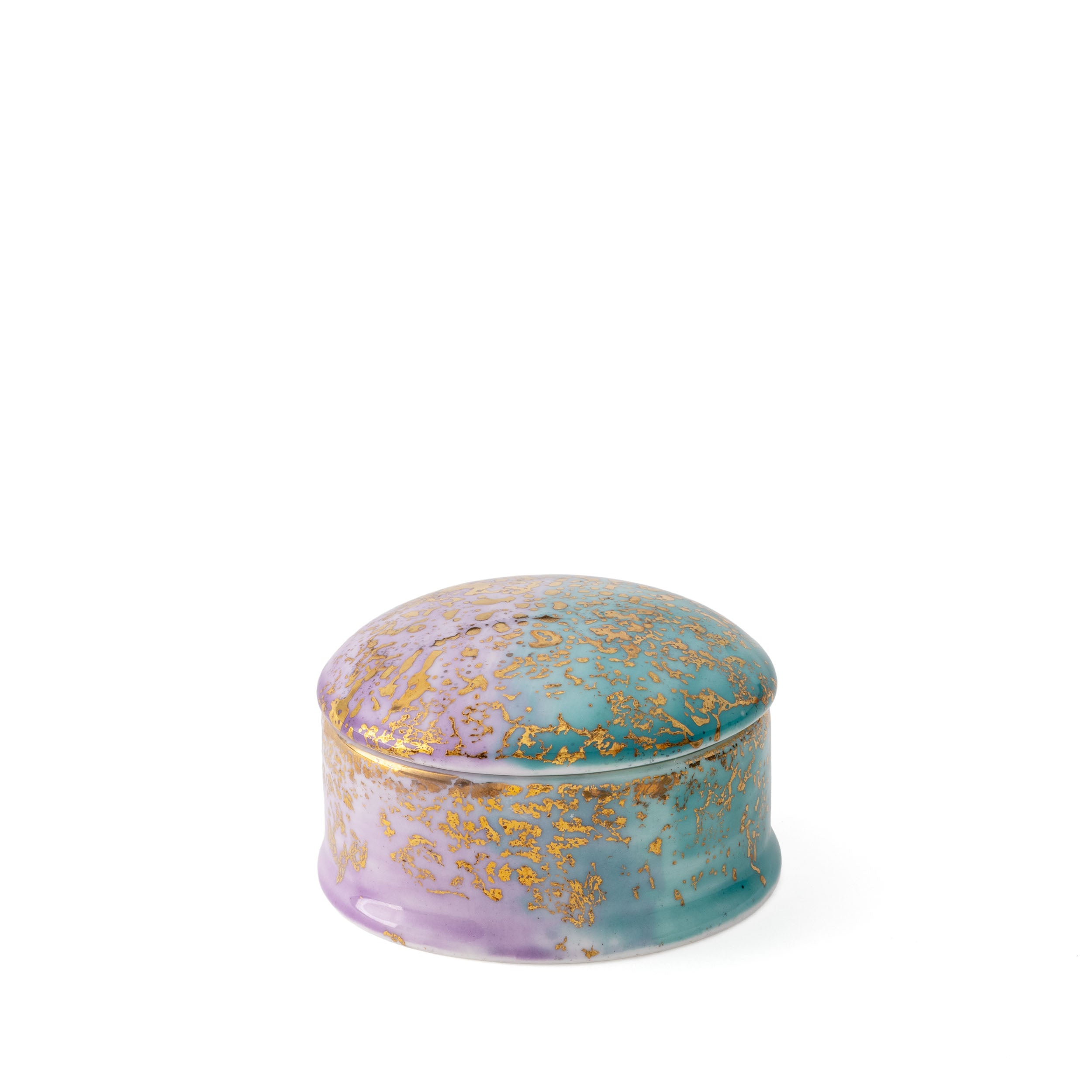 Purple Blue Round Box