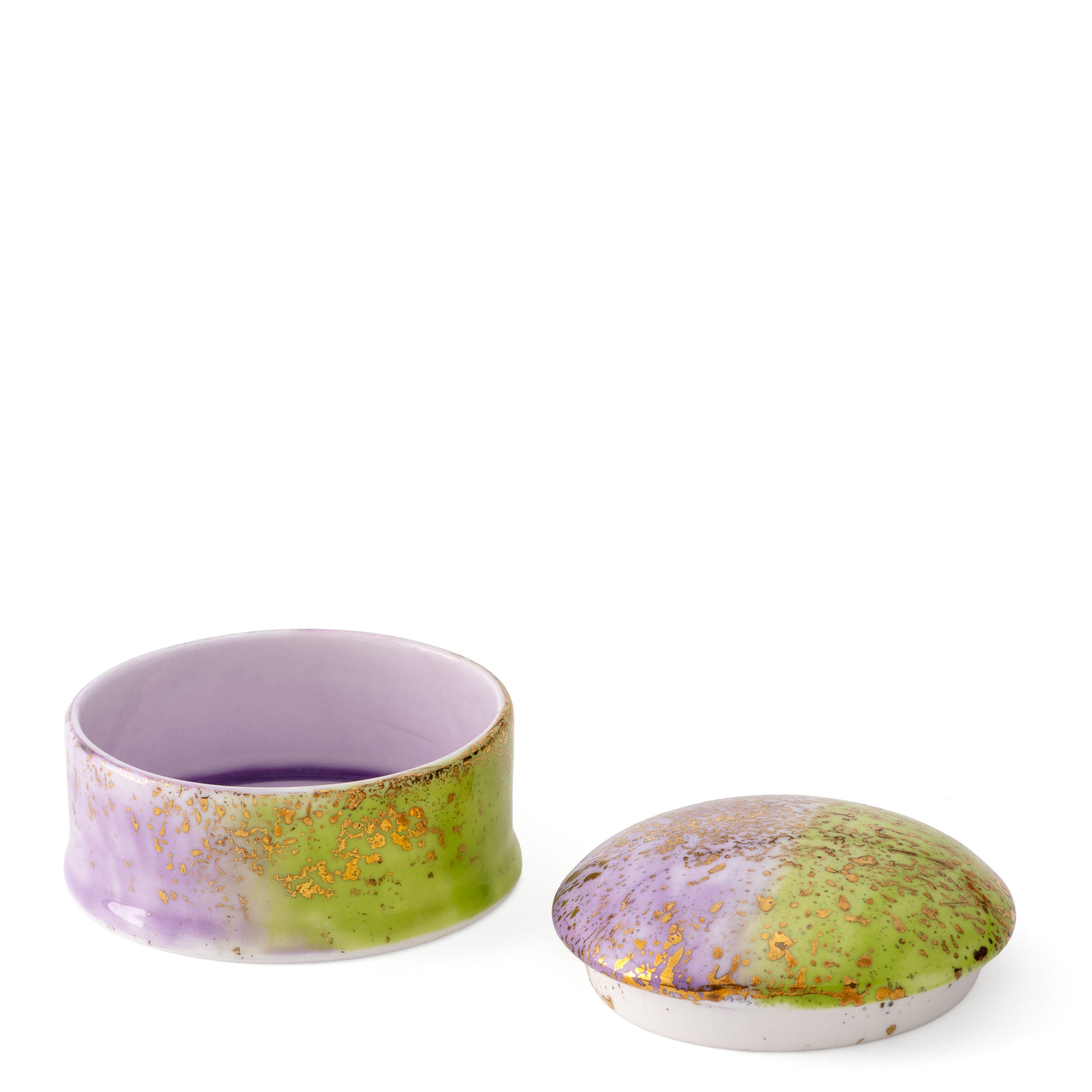 Purple Blue Round Box