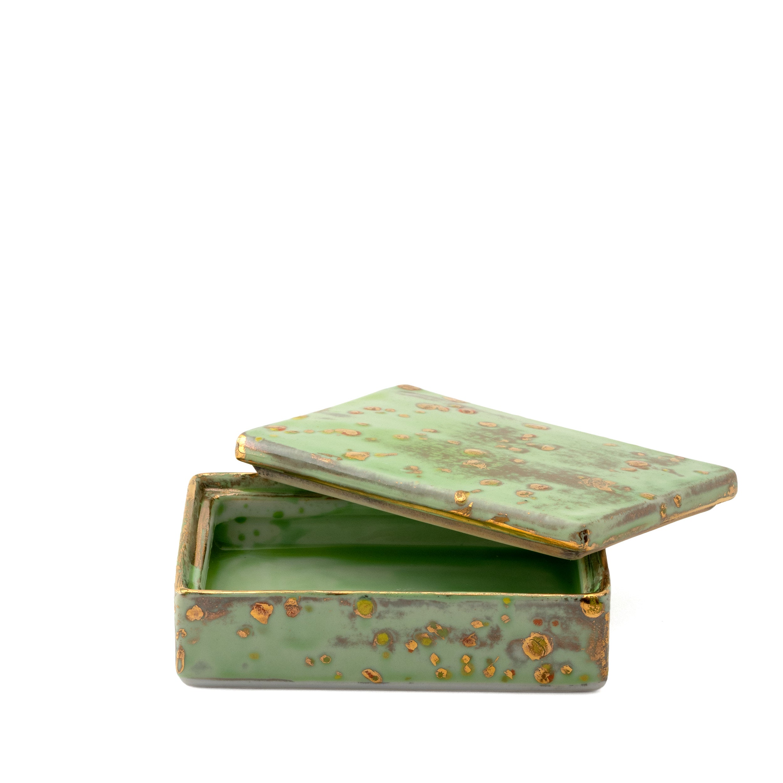 Vienna Green Rectangular Box