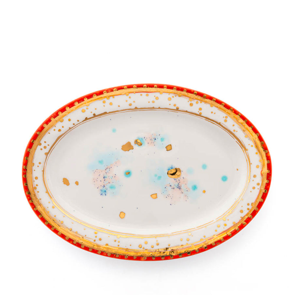 Scipione Oval Rim Platter