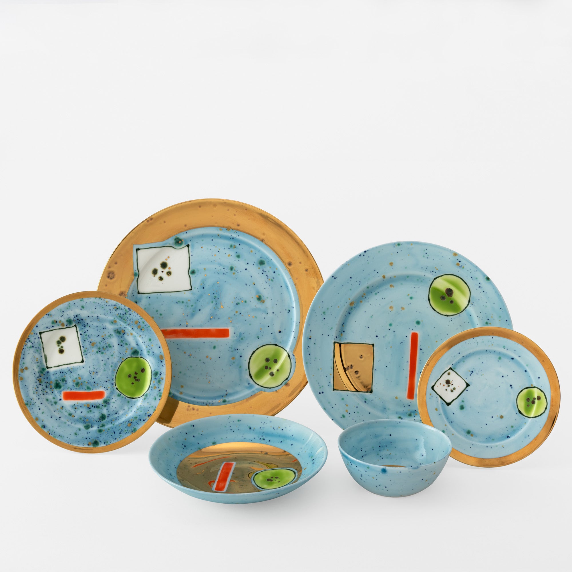 Sorbet Gold Dinner Set