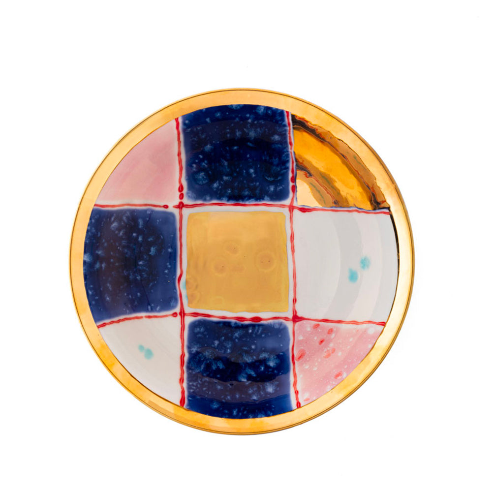 Tartan Gold Salad Bowl