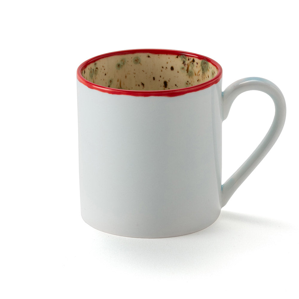 Tazza Blu Cielo con bordo rosso Brera Mugs