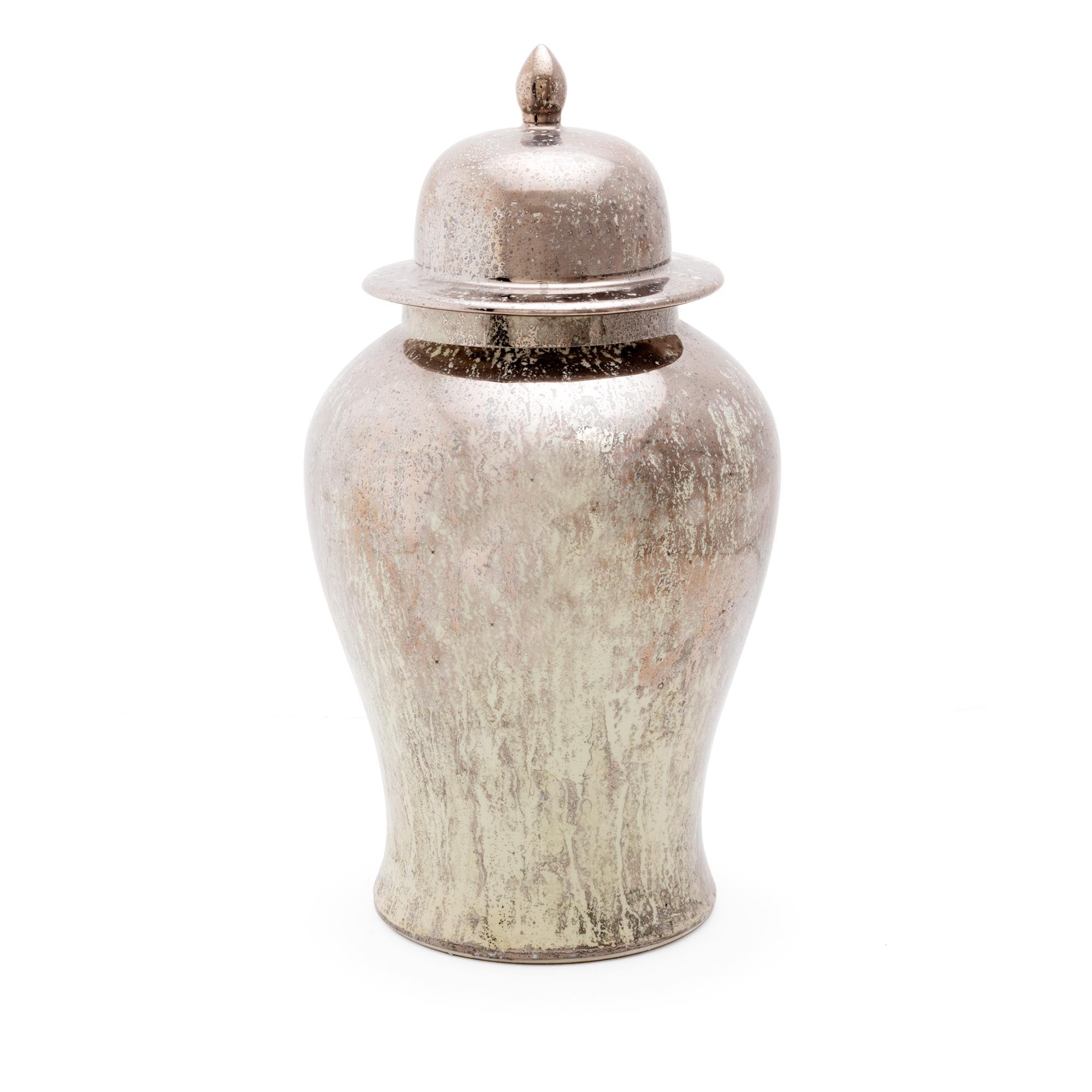 Silver Ash Jar with Lid