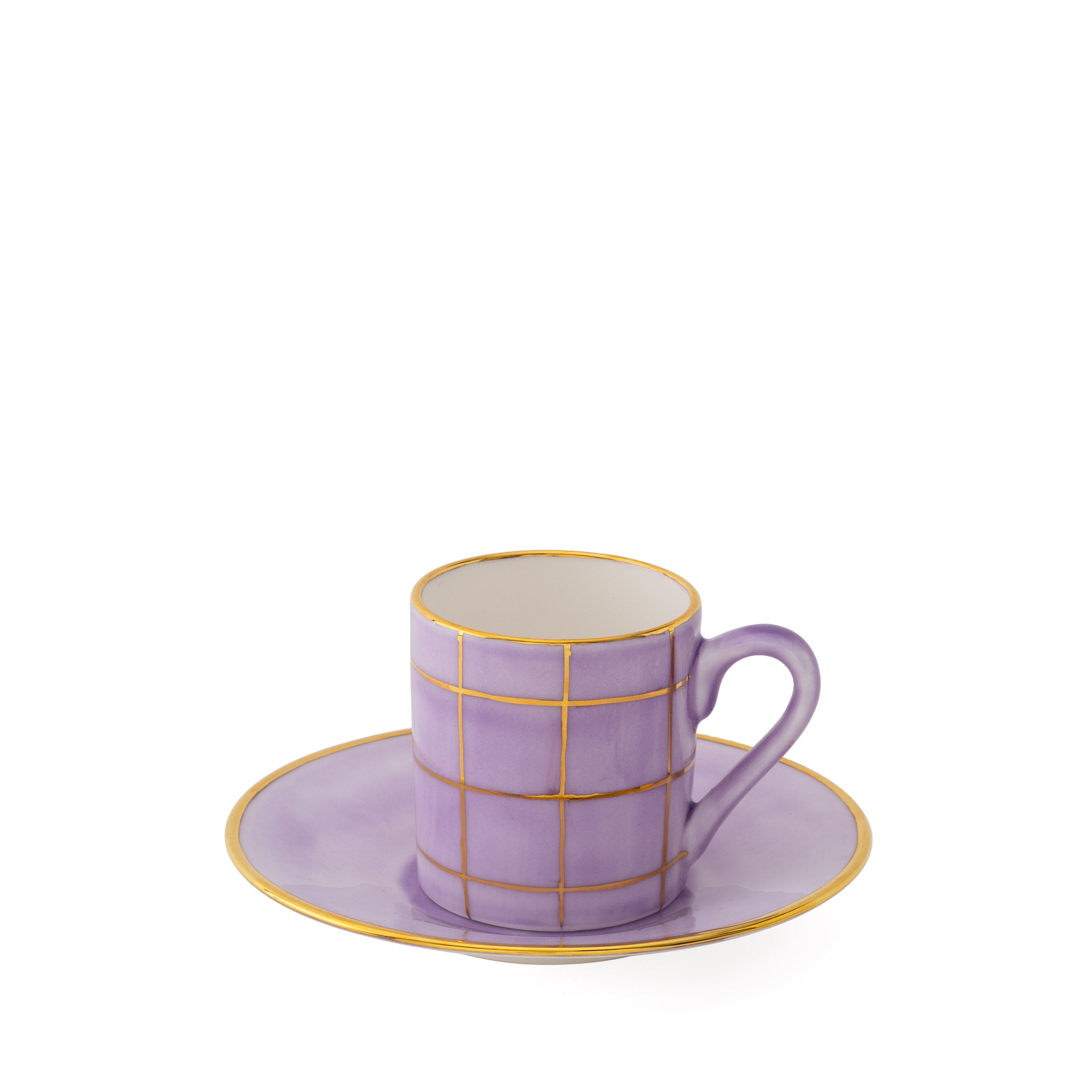 Alpine Lilac Coffee Cup & Saucer