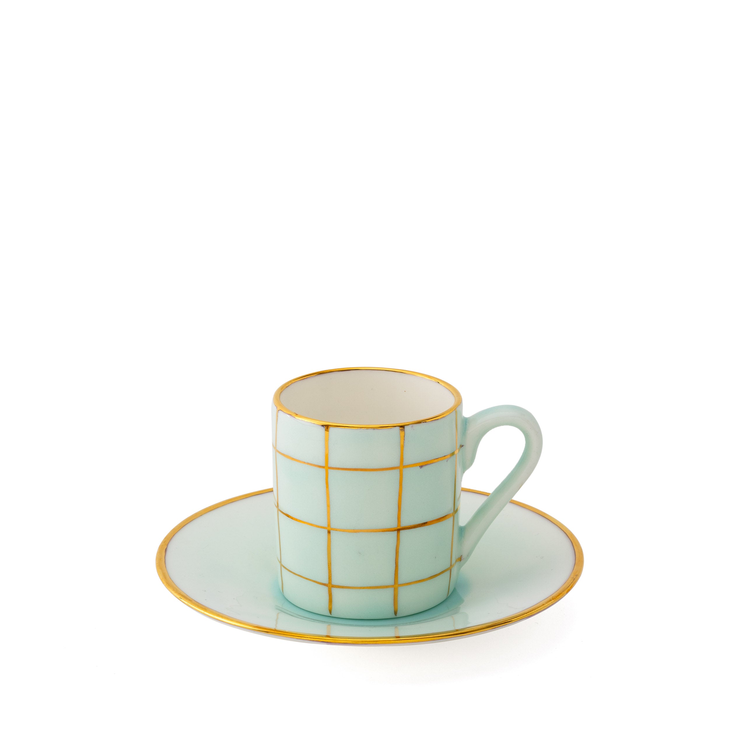Alpine Mint Coffee Cup & Saucer