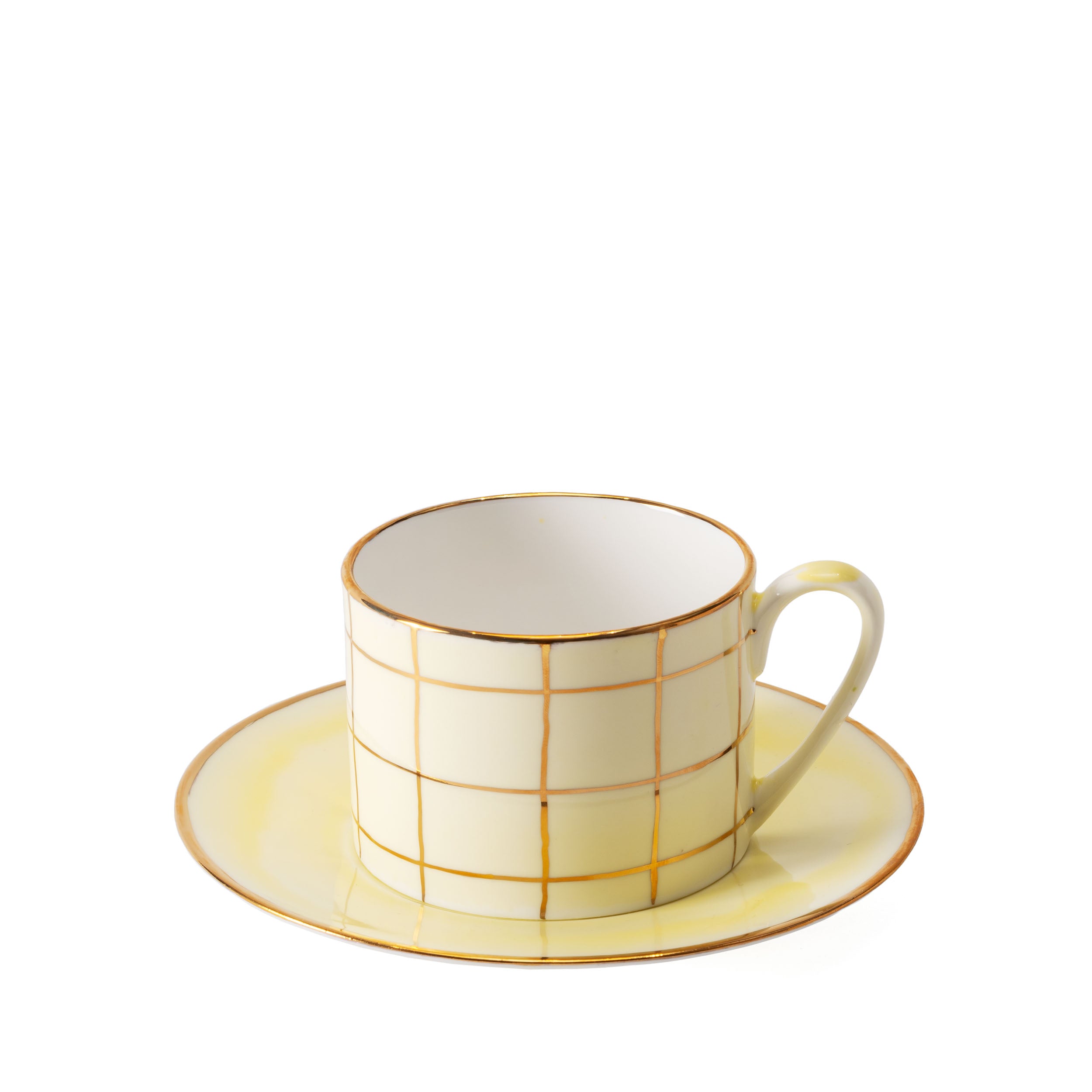 Alpine Yellow Teacup & Saucer