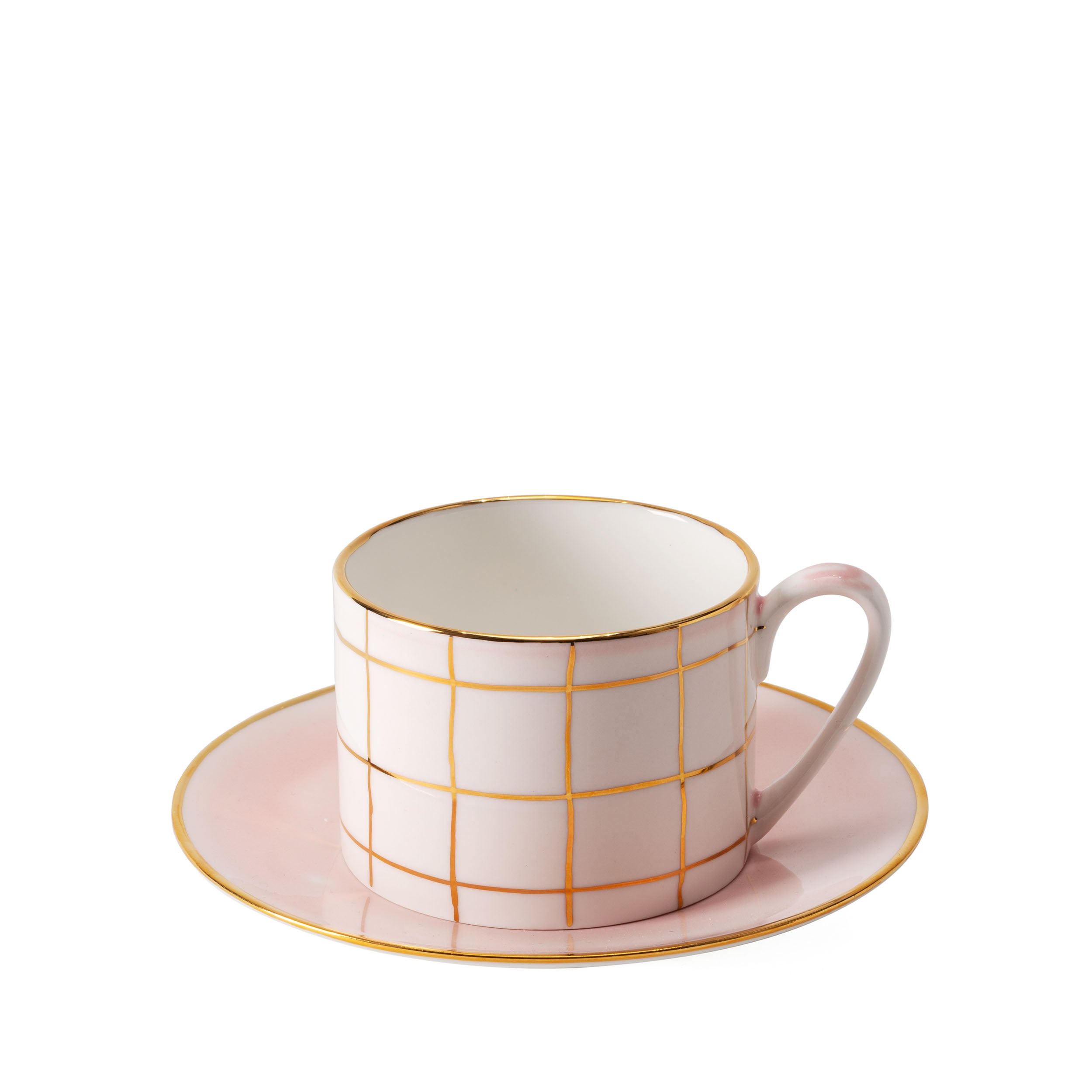Alpine Pink Teacup & Saucer