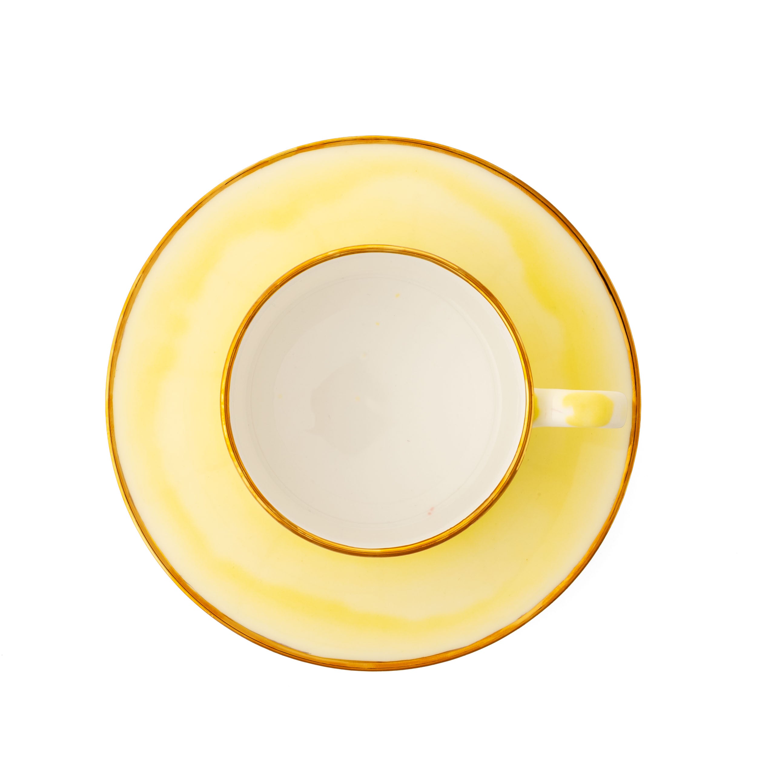 Alpine Yellow Teacup & Saucer