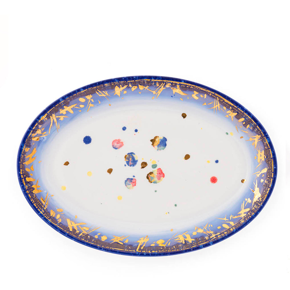 Apollo Bianco Oval Rim Platter