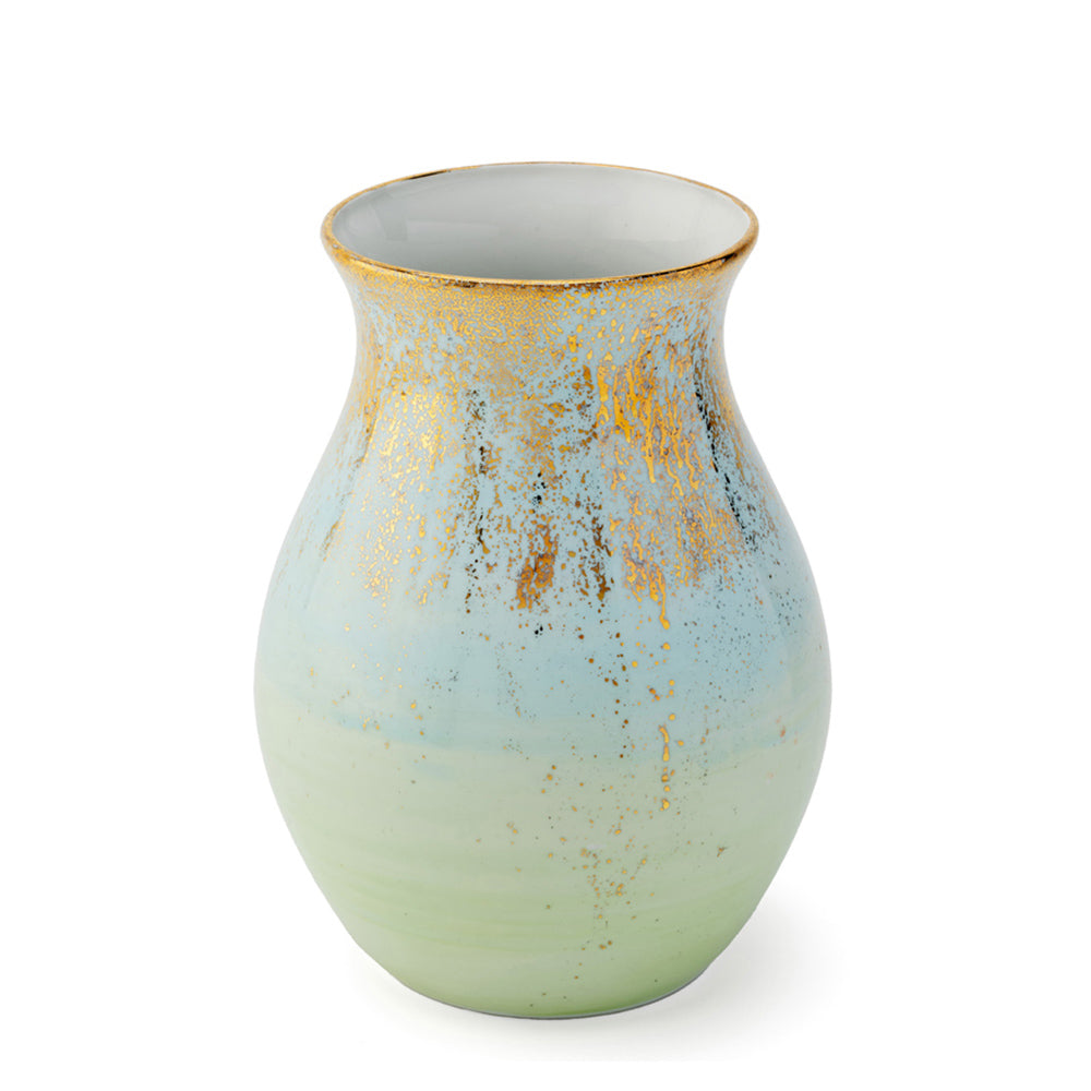Golden Ash Mint Vase