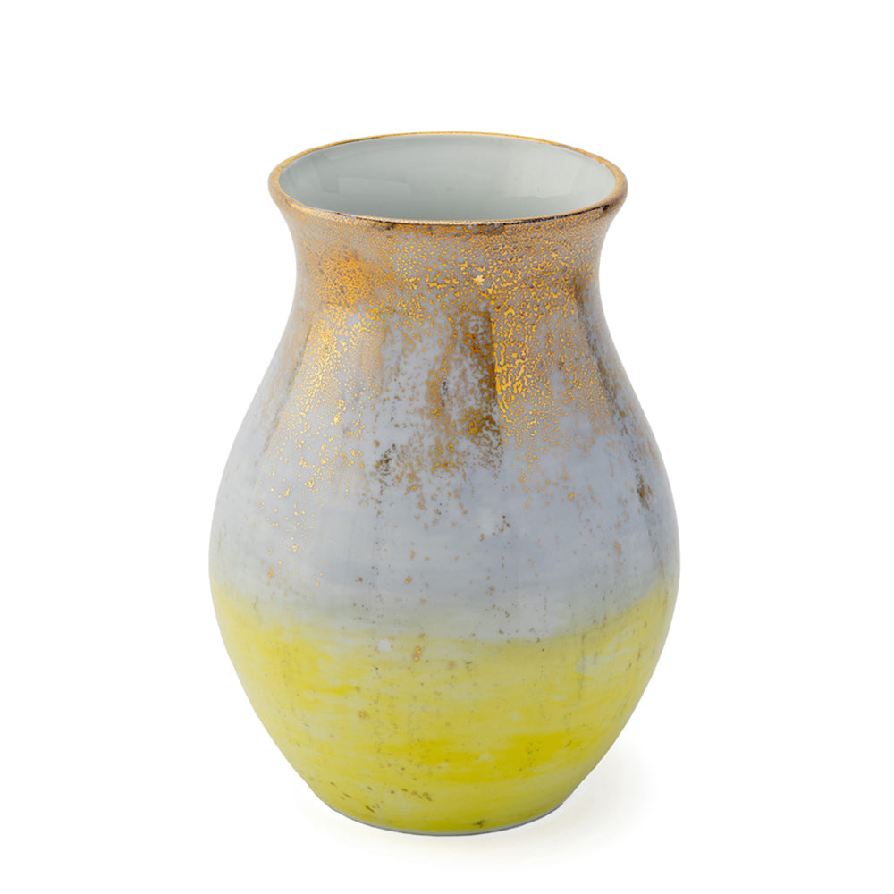 Golden Ash Yellow Vase