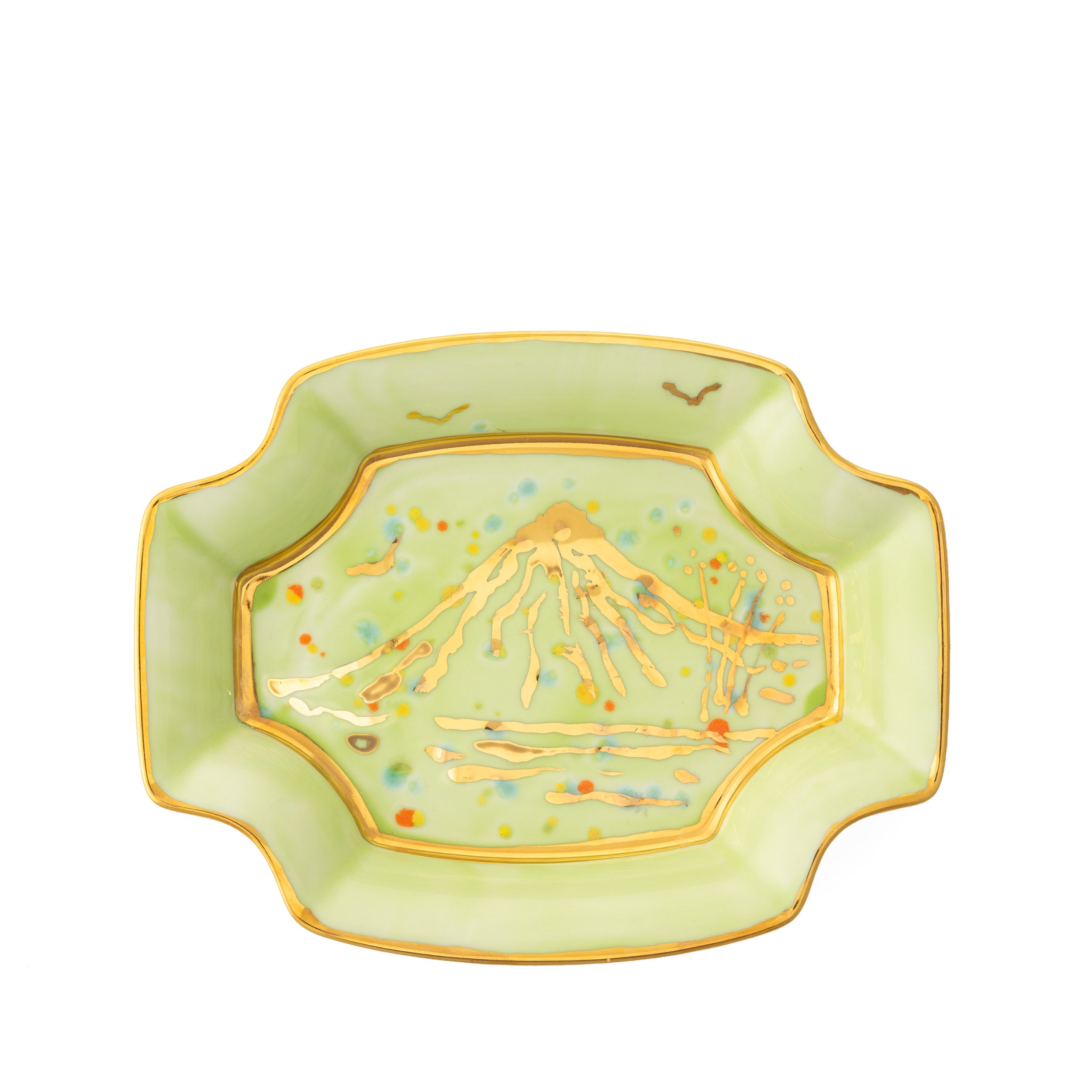 Green Medium Contoured Tray