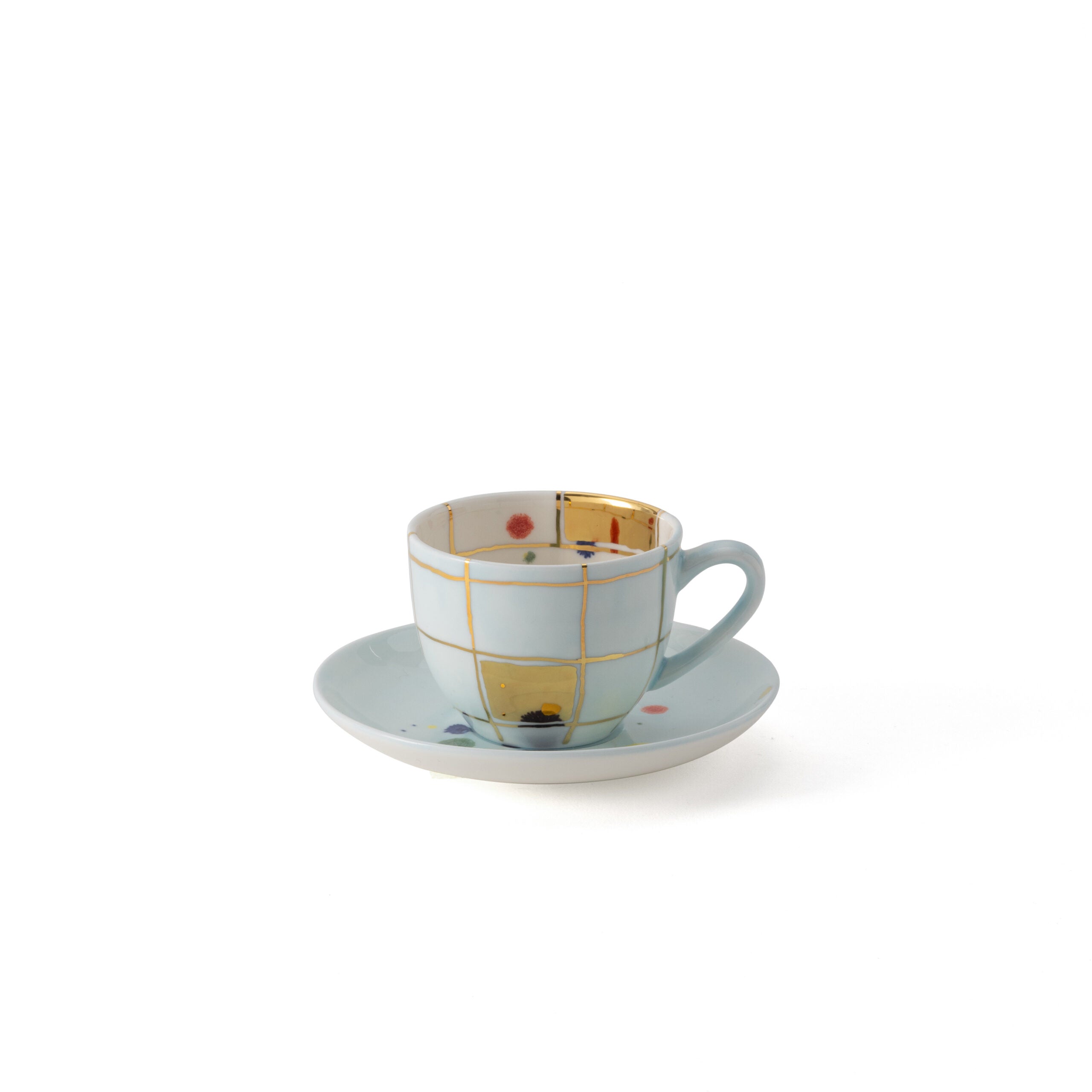 Crystal Coffee Cup & Saucer copia