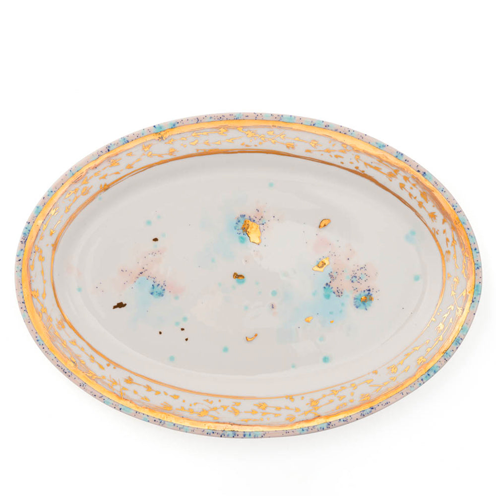 Dafne Oval Rim Platter