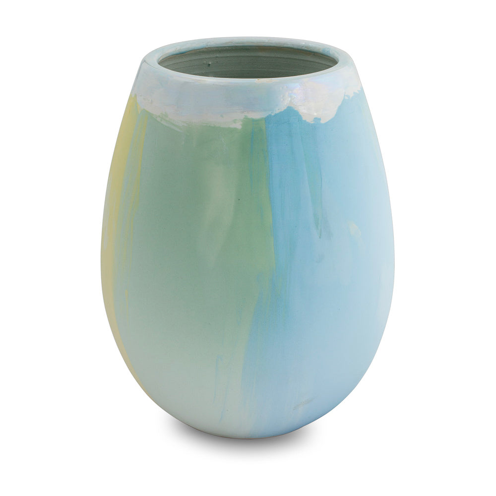 Dust & Light Green&Blue Vase
