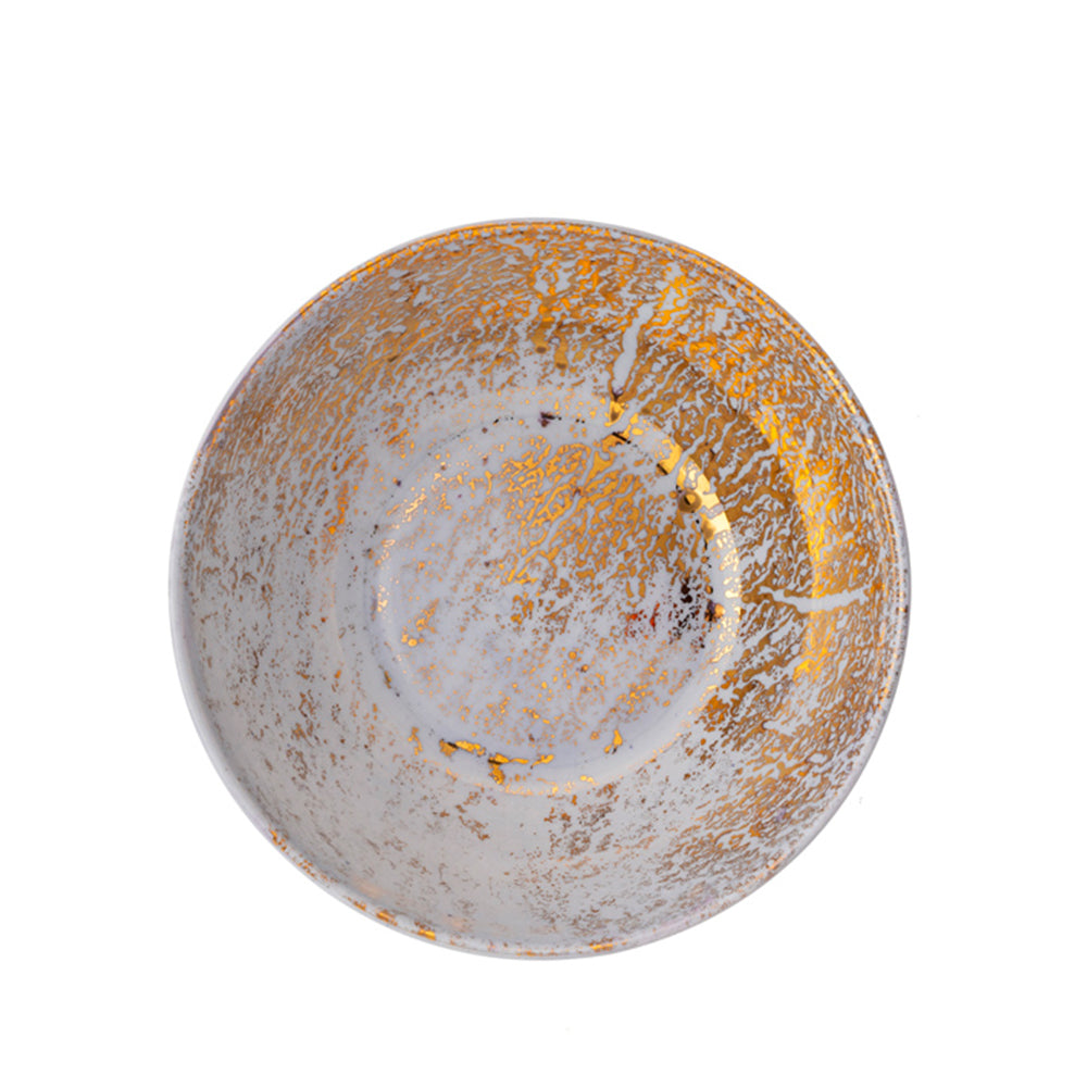 Golden Ash Blue Fruit Bowl
