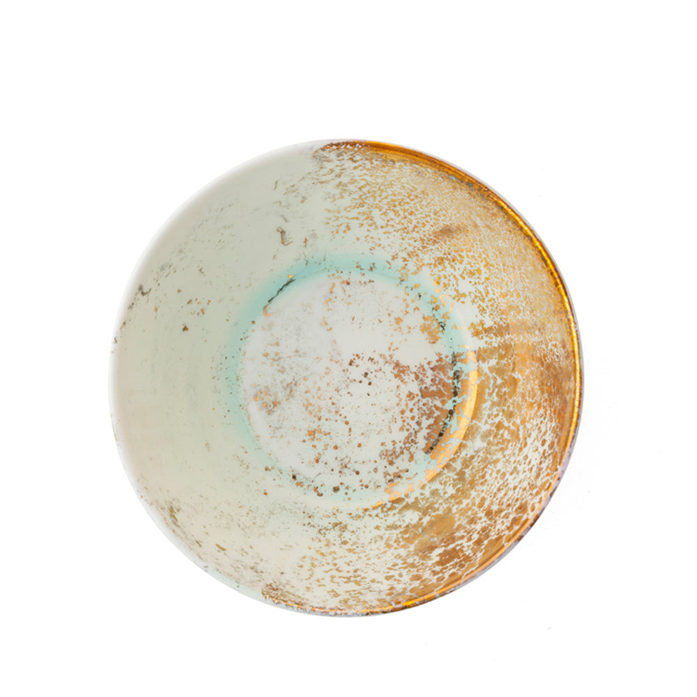 Golden Ash Mint Fruit Bowl