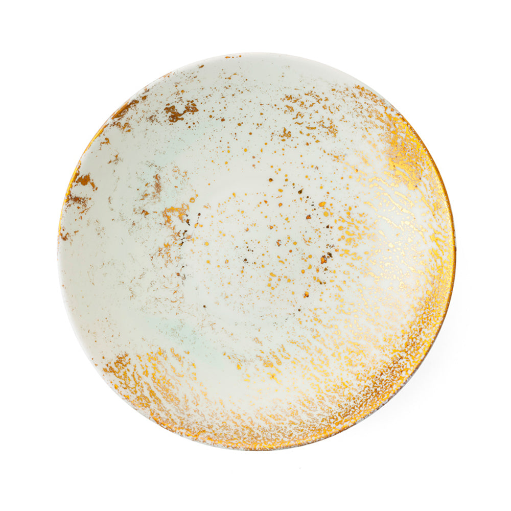 Golden Ash Mint  Soup Coupe Plate
