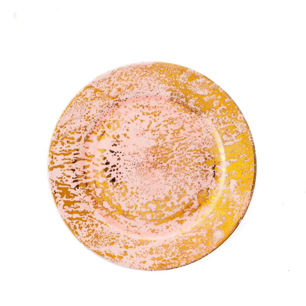 Golden Ash Pink Bread Rim Plate