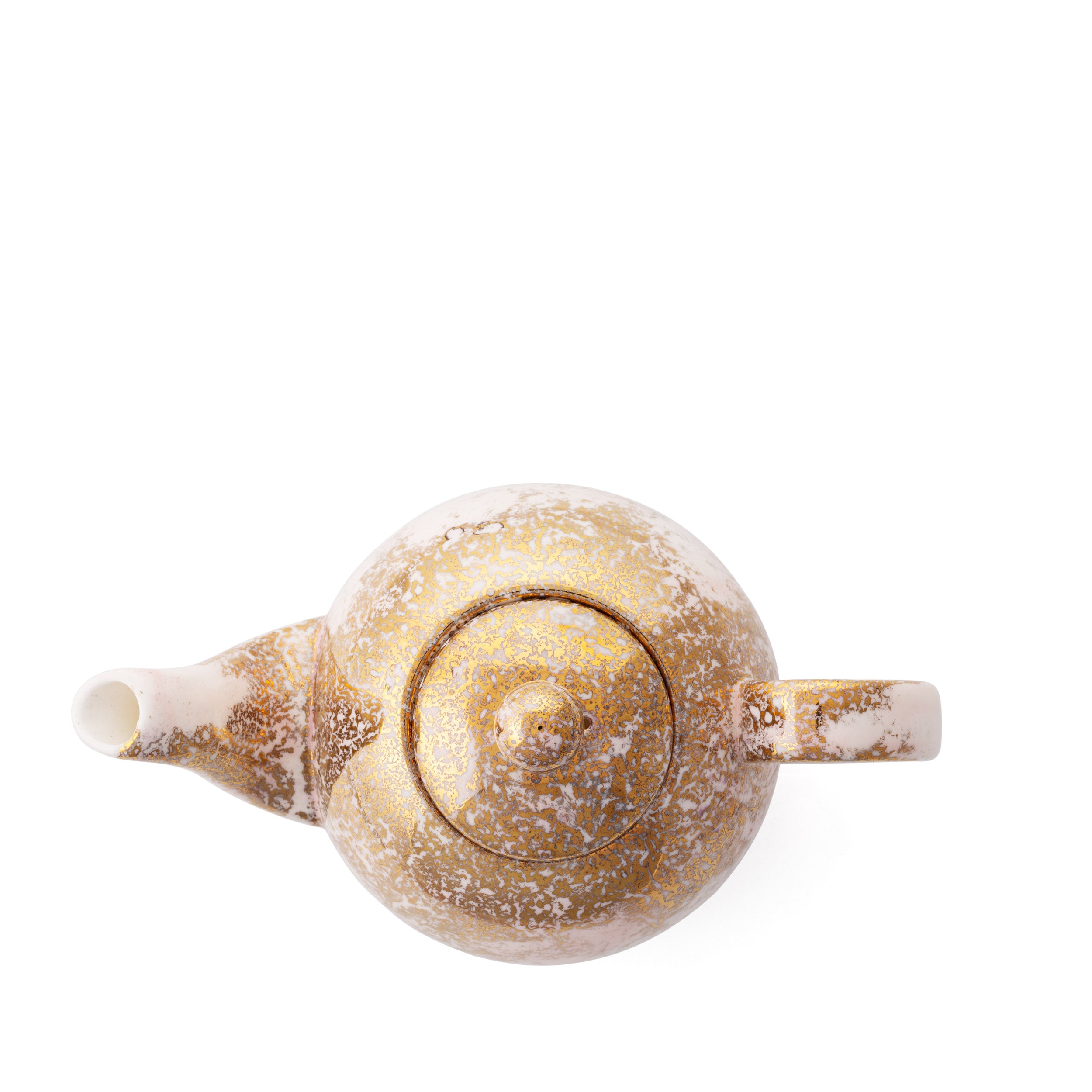 Golden Ash Pink Teapot