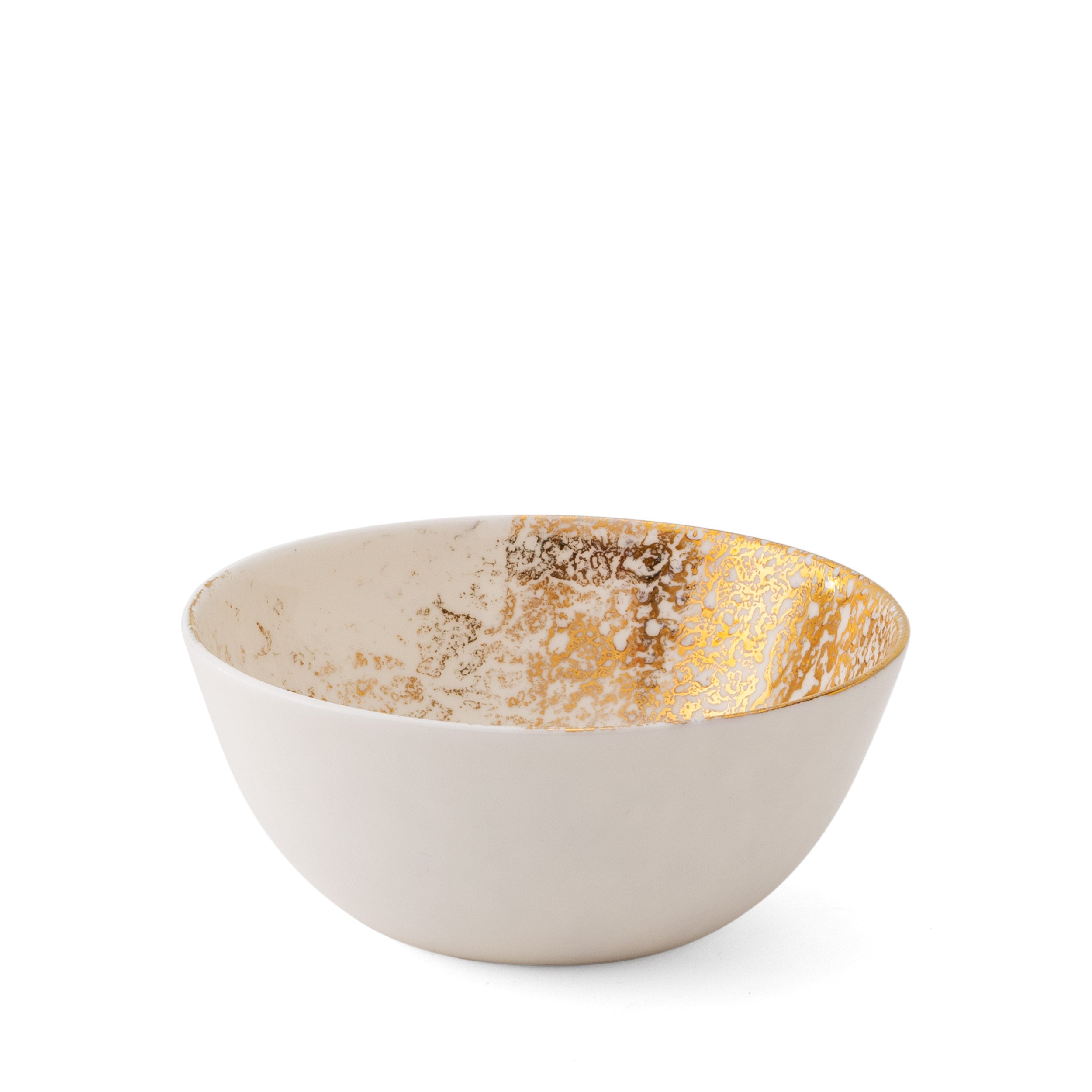 Golden Ash White Fruit Bowl