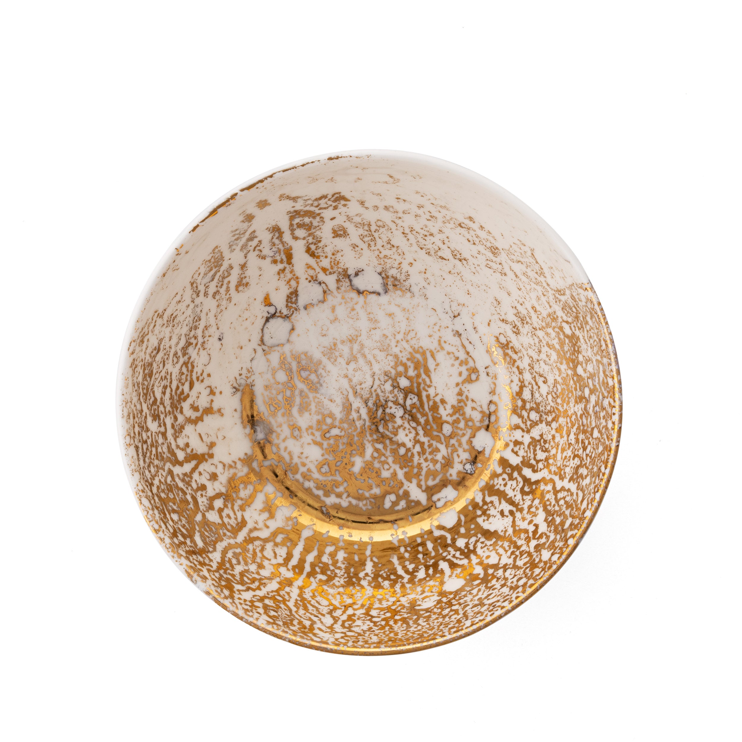 Golden Ash White Fruit Bowl