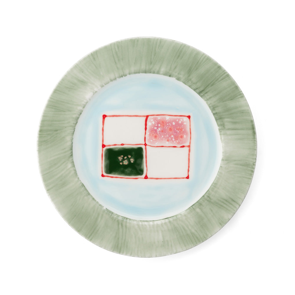 Jade Dinner Rim Plate