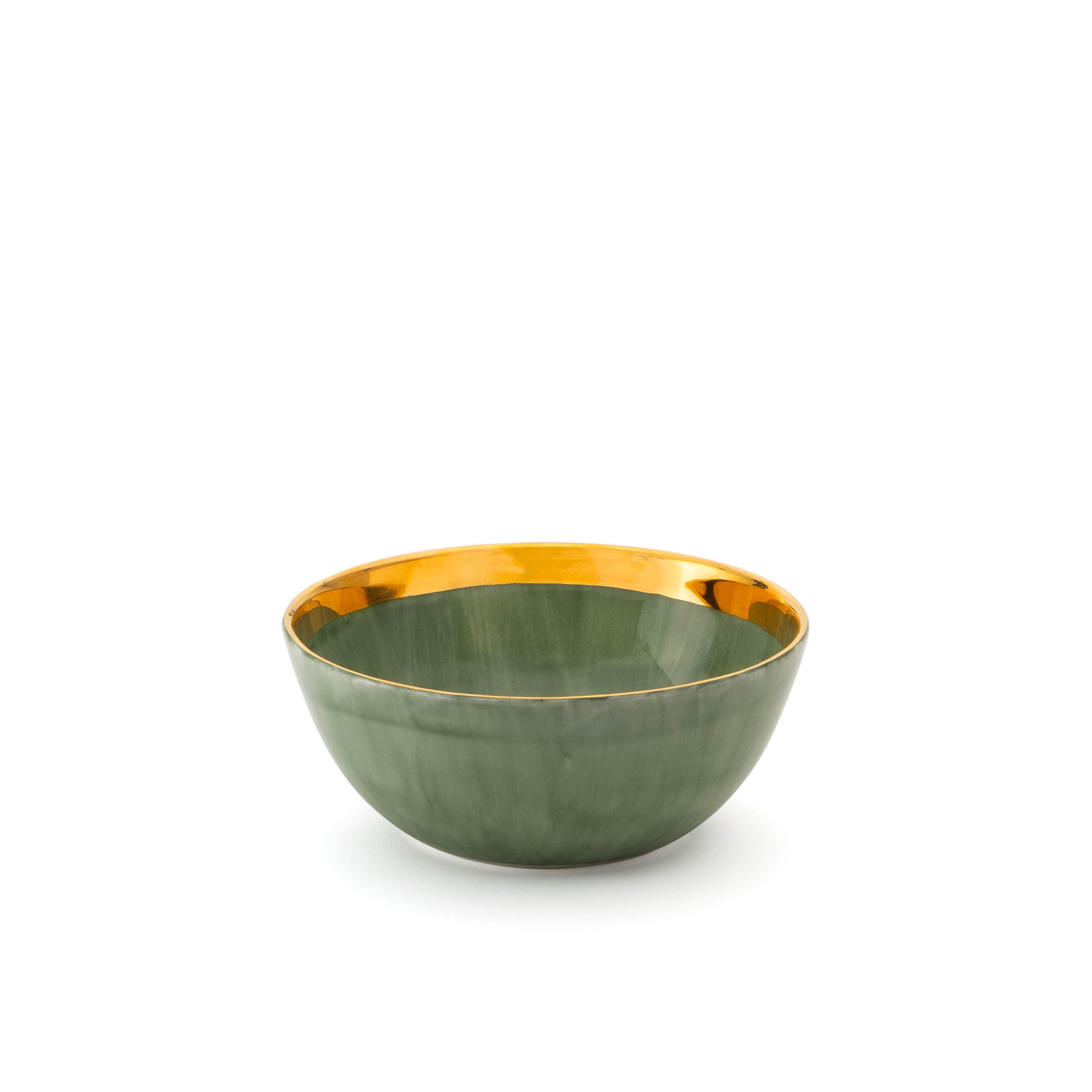 Jade Gold Fruit Bowl